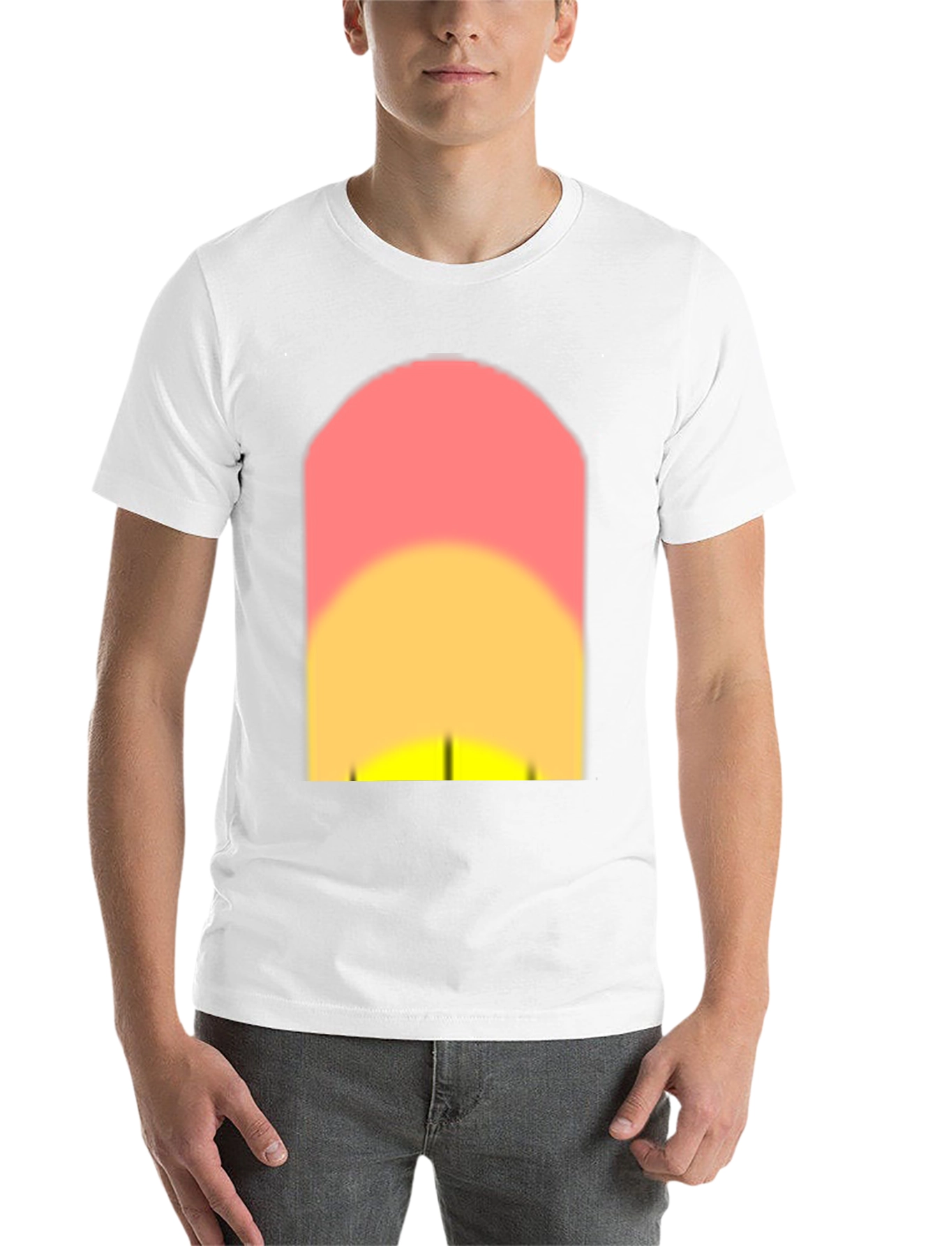 Black Sunset Graphic Black T-Shirt view 14