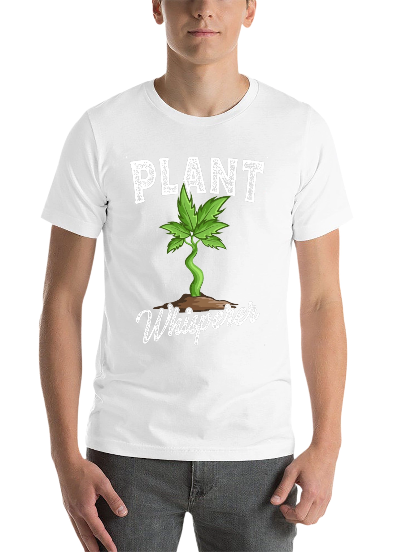 Black Plant Whisperer Graphic Tee - Gardener T-Shirt view 14