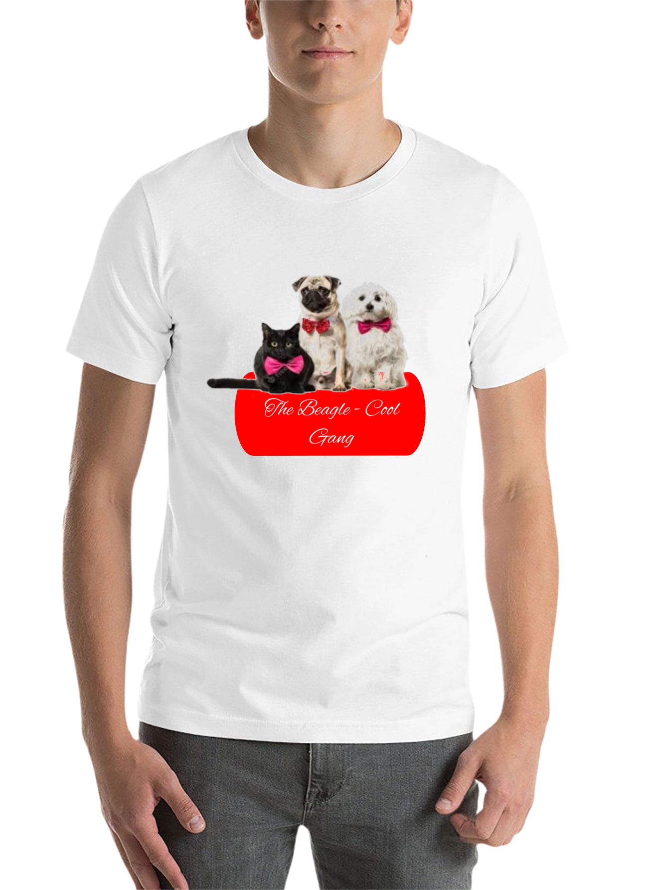 Black The Beagle-Cool Gang T-Shirt view 14