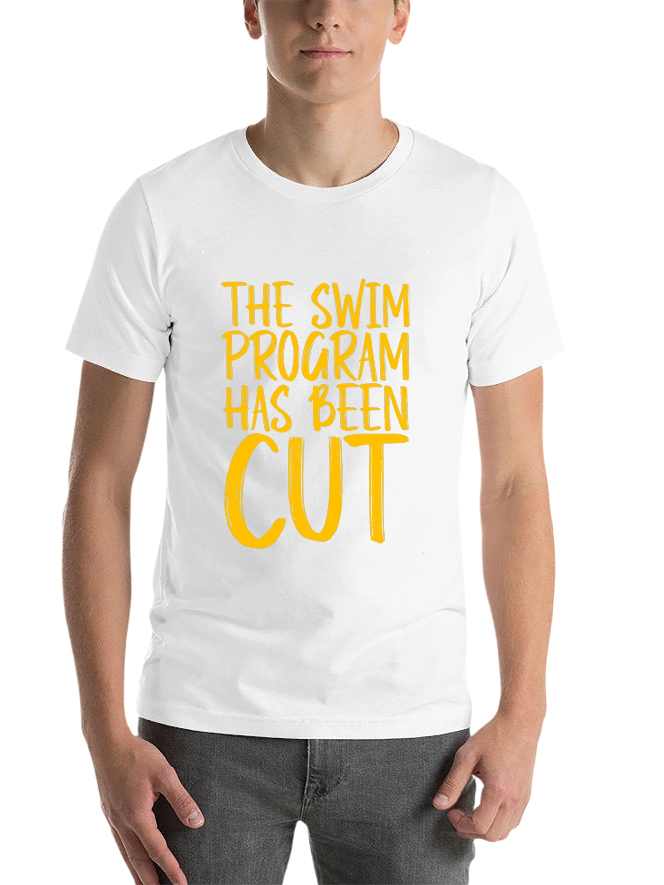 Black Swim Program Cut T-Shirt view 14