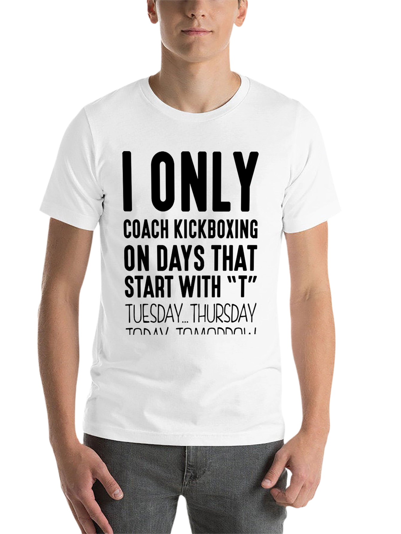 Black I Only Coach Kickboxing T-Shirt view 14