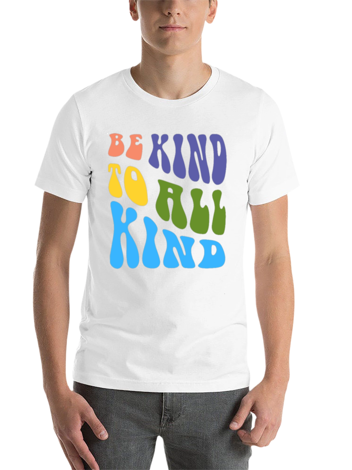 Black Be Kind T-Shirt: Retro Style Graphic Tee view 14