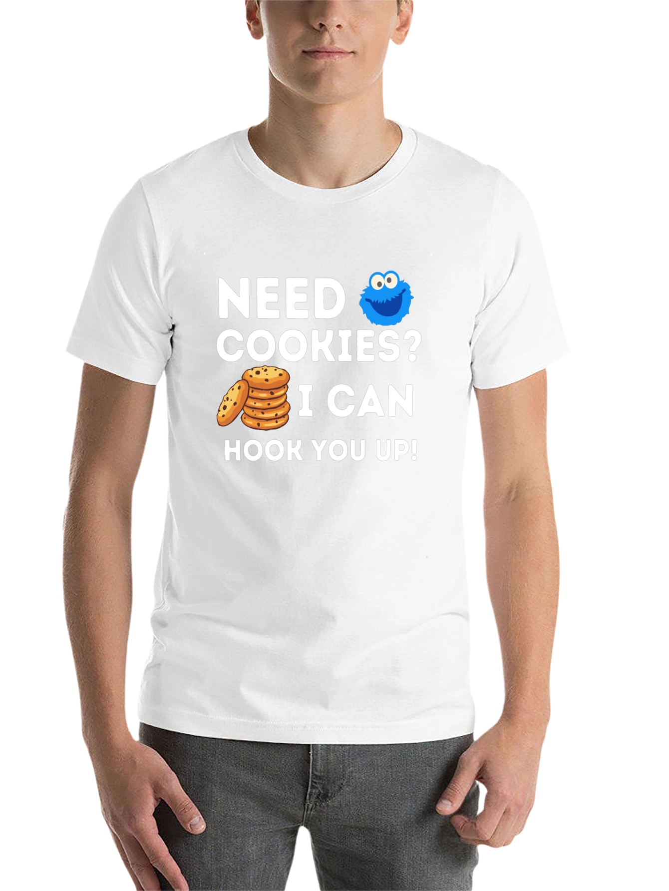 Black Need Cookies? Graphic Tee - Cookie Monster Style! view 14