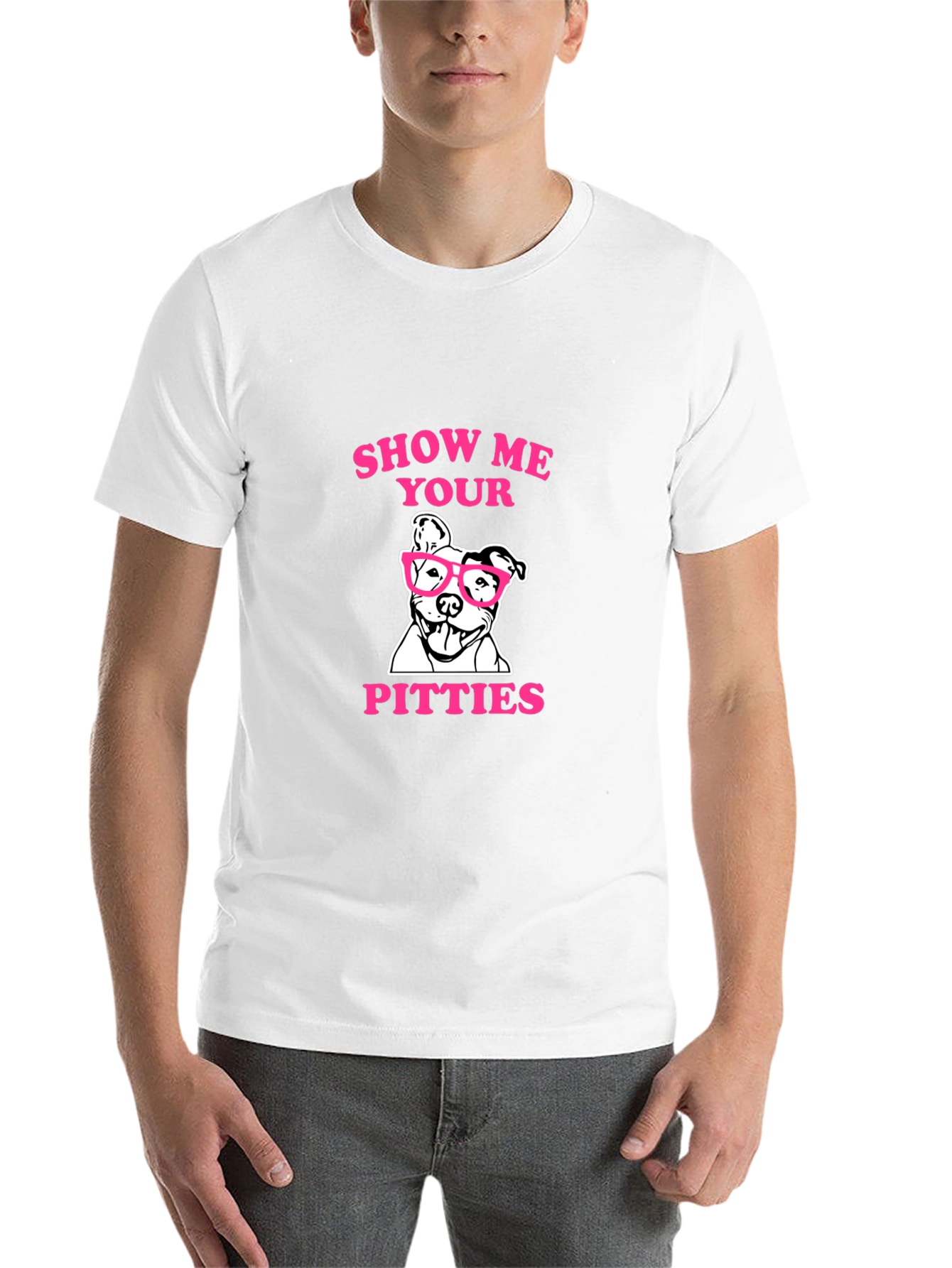 Black Show Me Your Pitties T-Shirt view 14
