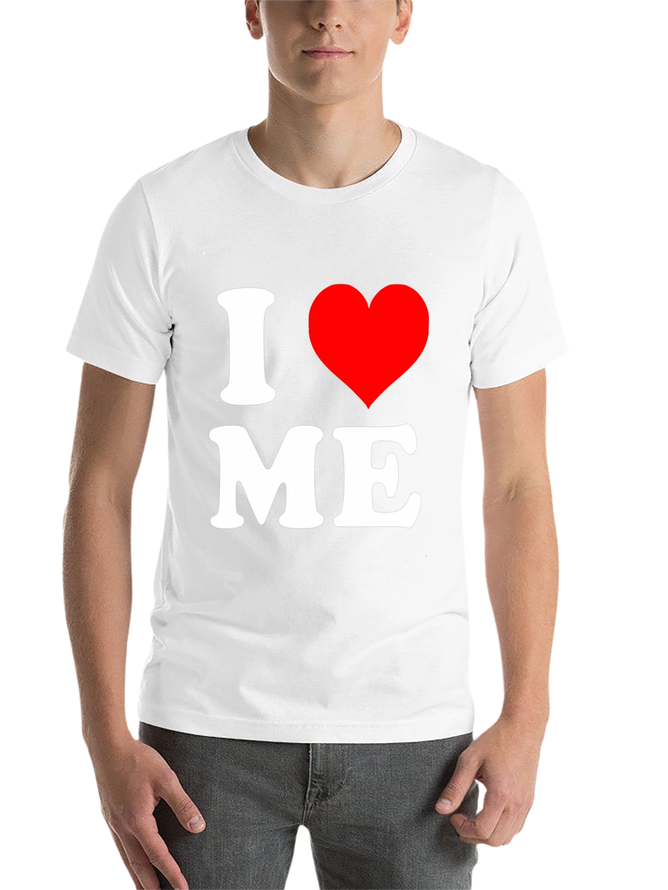 Black I Heart Me Black Graphic Tee view 14