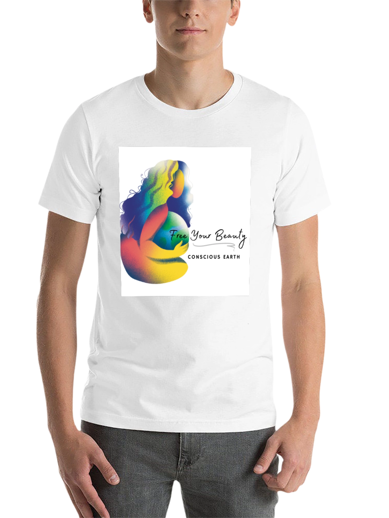 Conscious Earth Graphic Tee - Free Your Beauty - 14