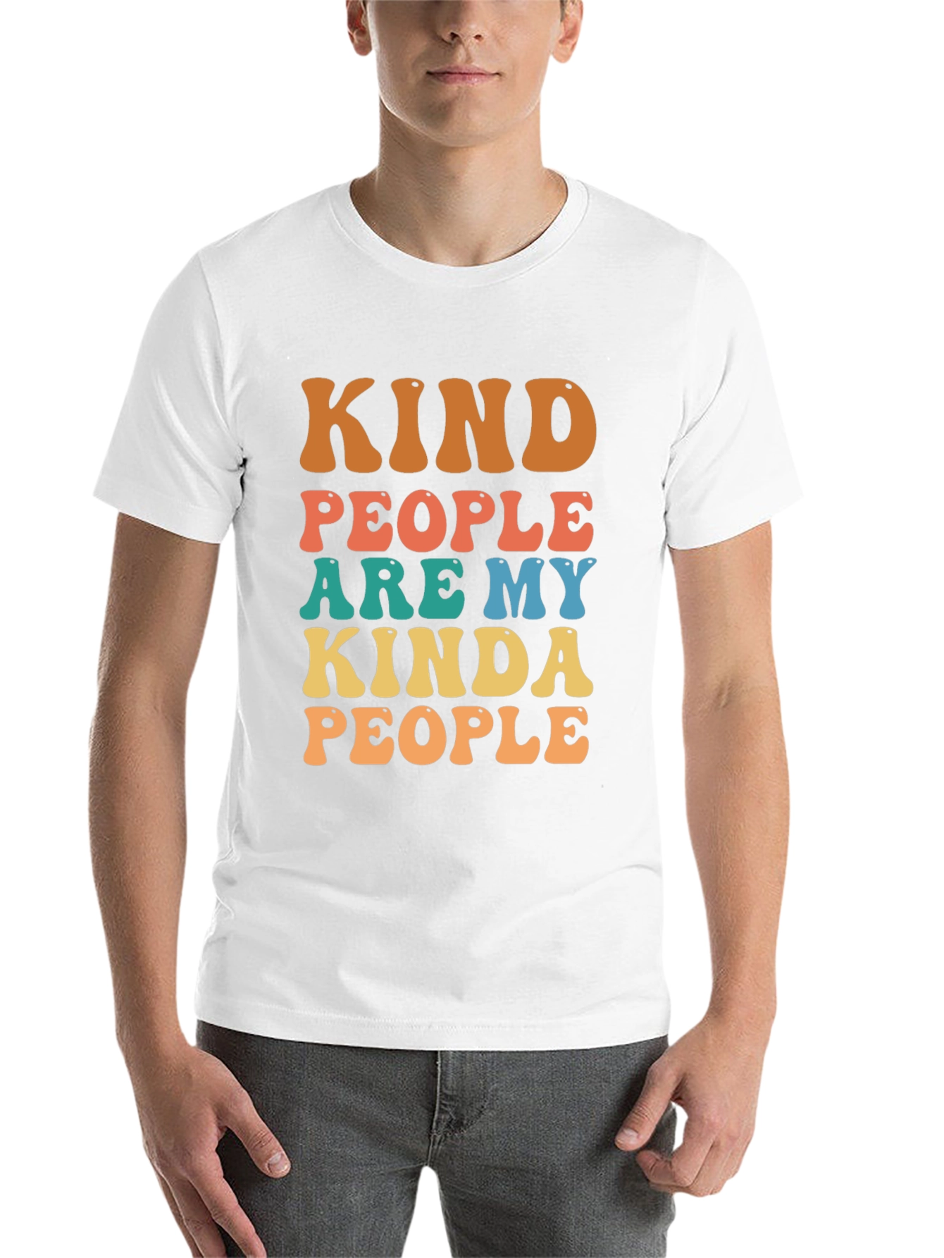 Kind People Graphic T-Shirt - Retro Design - 14