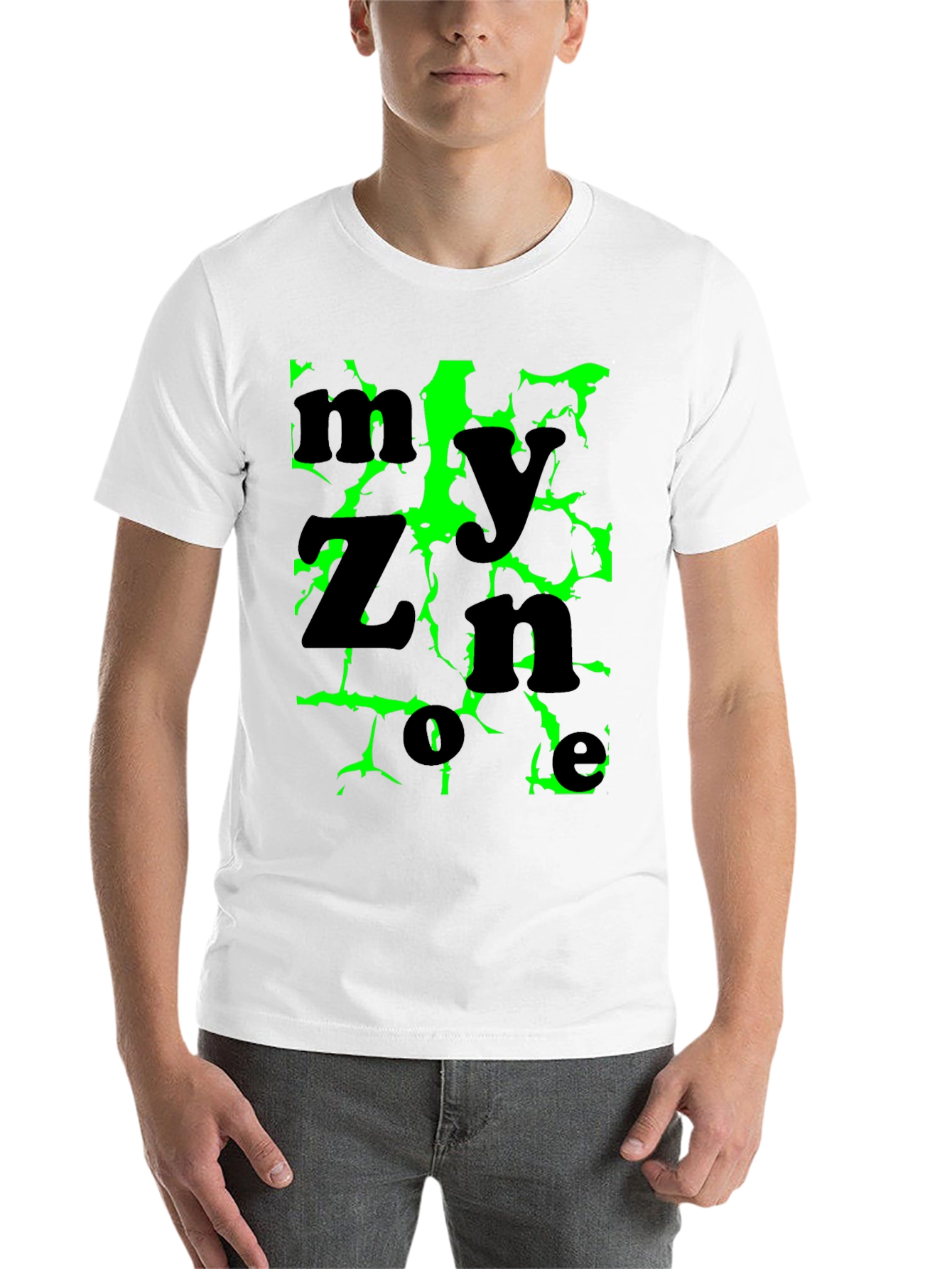 My Zone Graphic Print Men's T-Shirt - 14