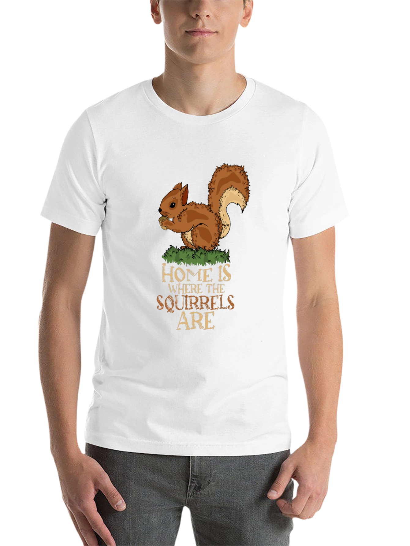 Black Squirrel Lover Tee - Home is Where the Squirrels Are view 14