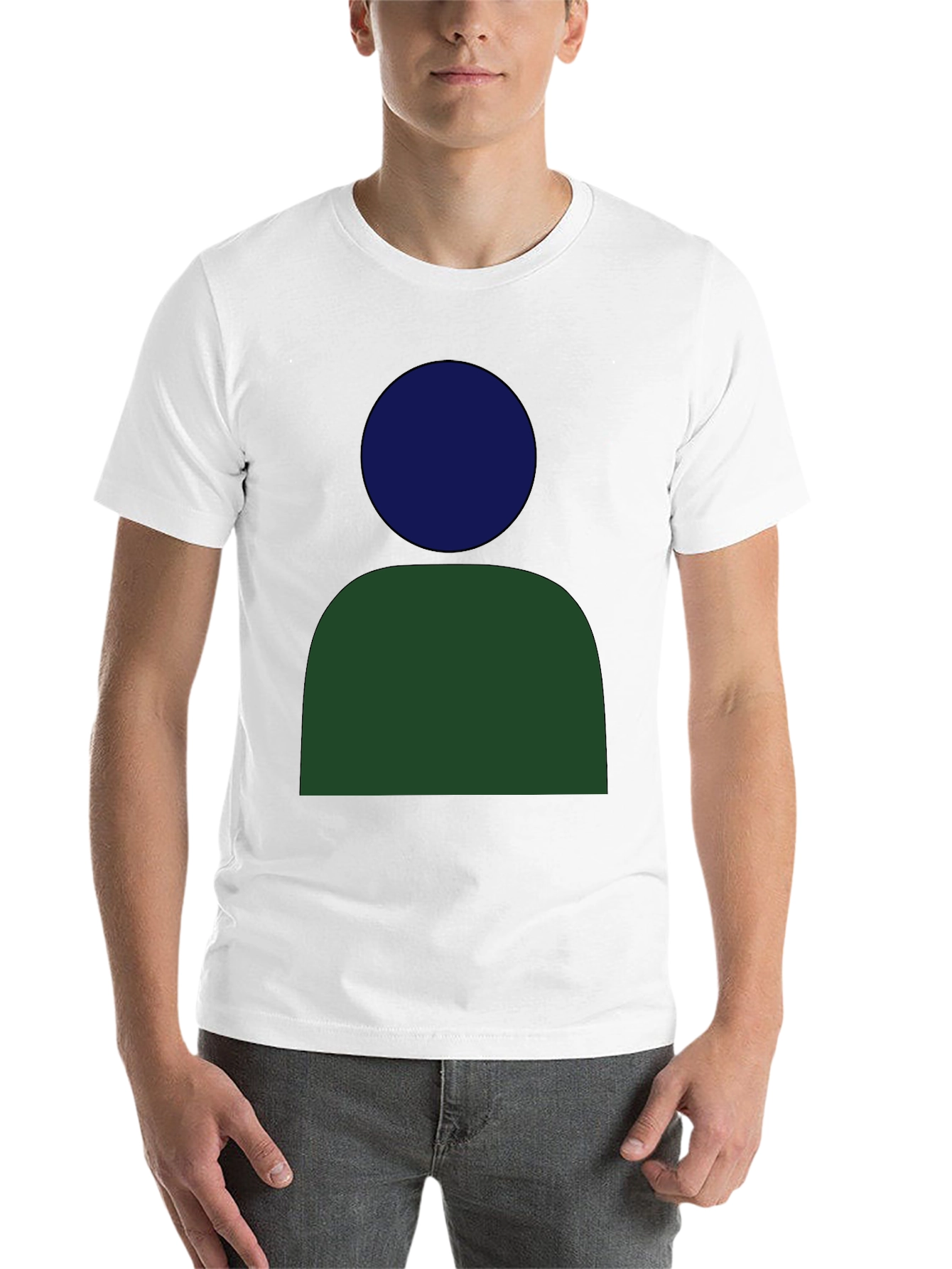 Black Abstract Graphic Tee - Modern Casual Style view 14