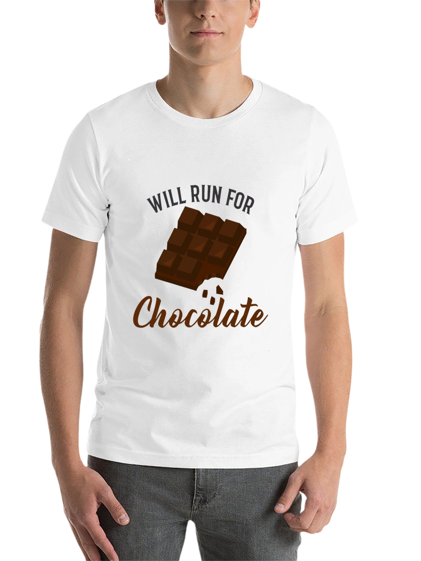 Black Will Run For Chocolate Graphic Tee view 14