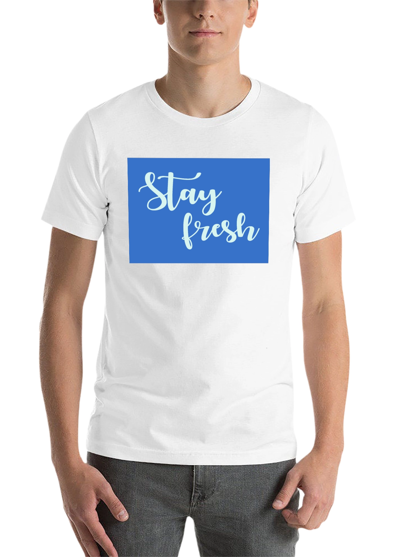 Black Stay Fresh Graphic Tee - Cool Comfort Fit view 14