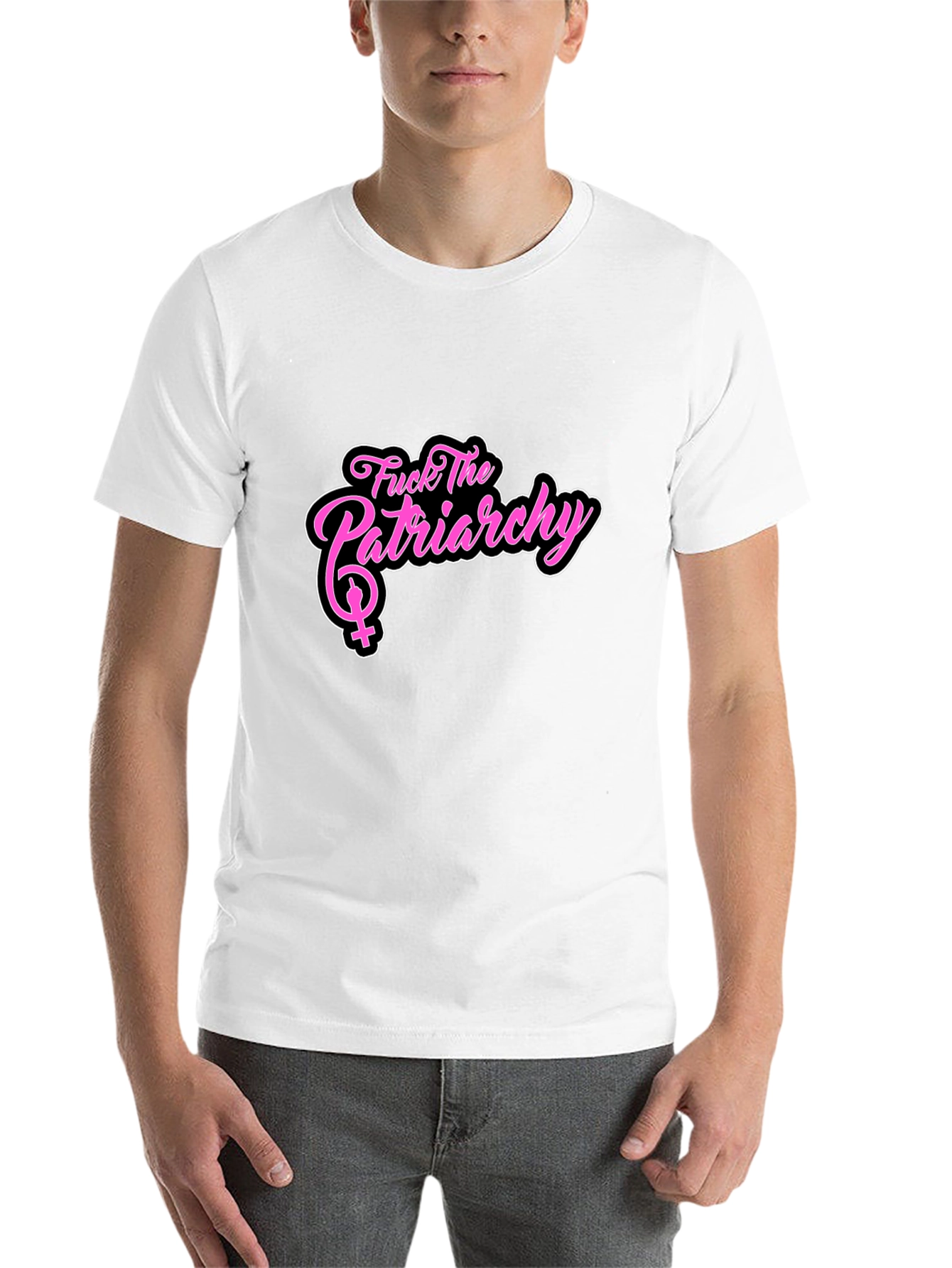 Black Feminist Statement T-Shirt - Fuck The Patriarchy Tee view 14