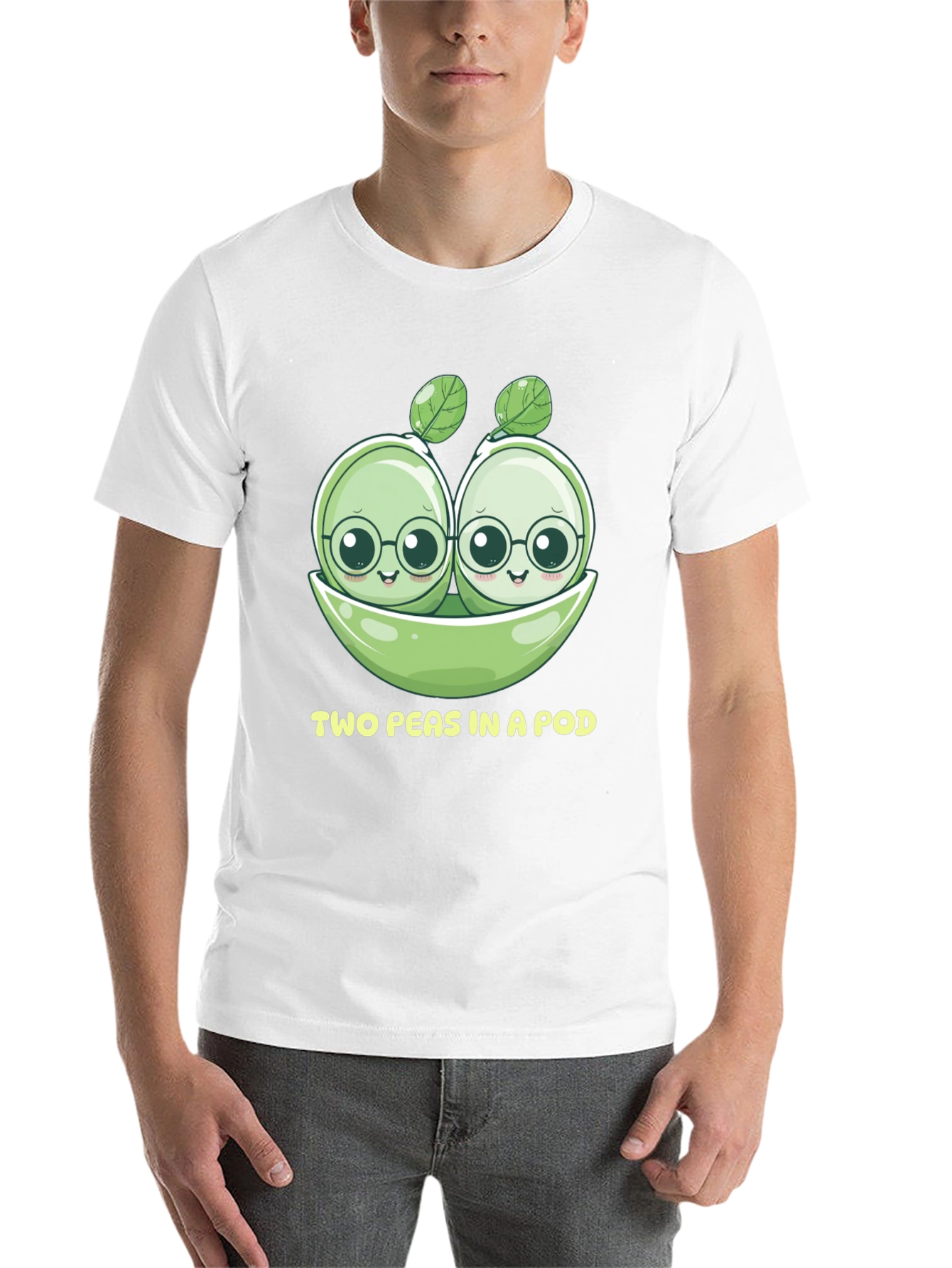 Black Two Peas in a Pod Graphic Tee view 14
