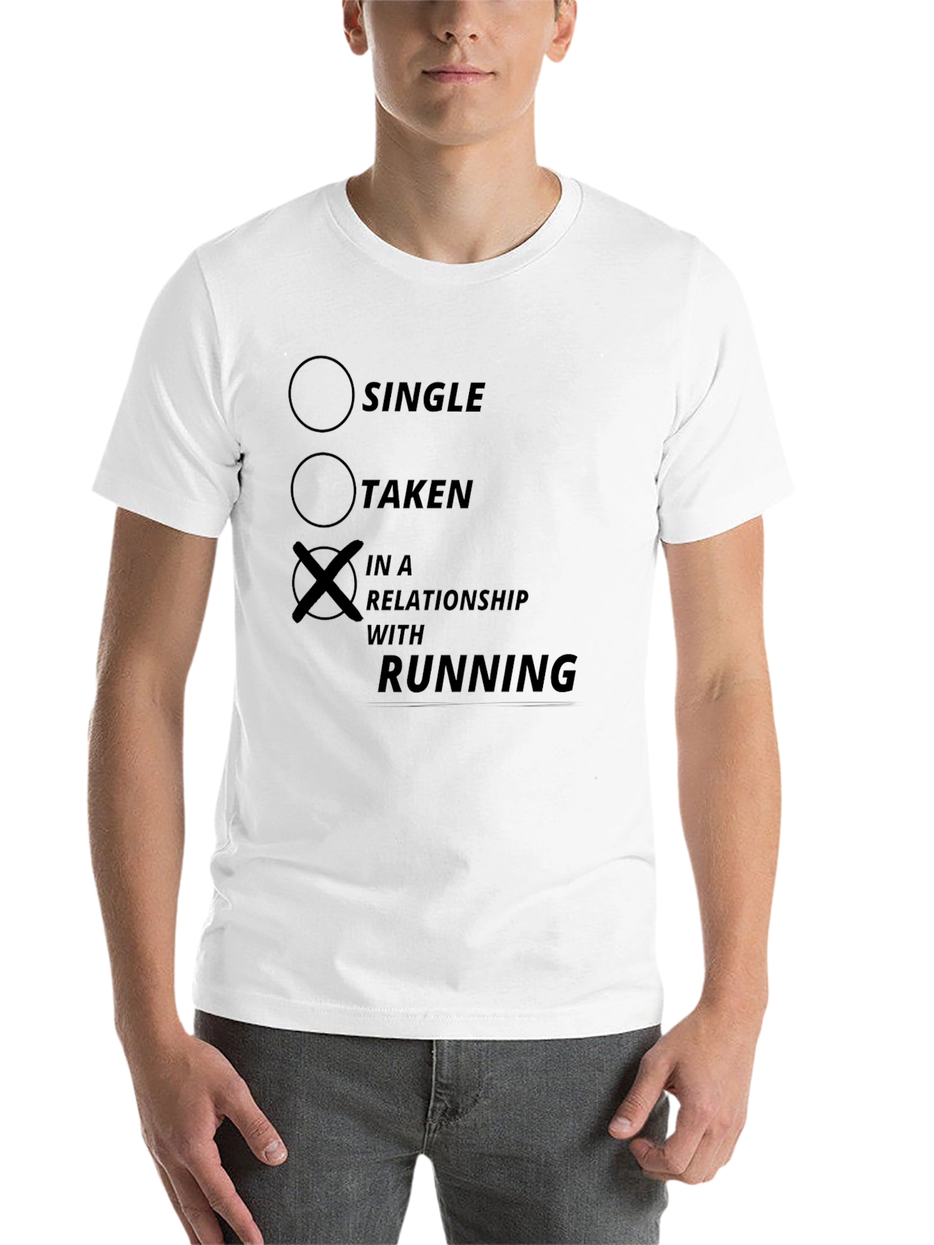 Black Running Relationship Graphic T-Shirt view 14