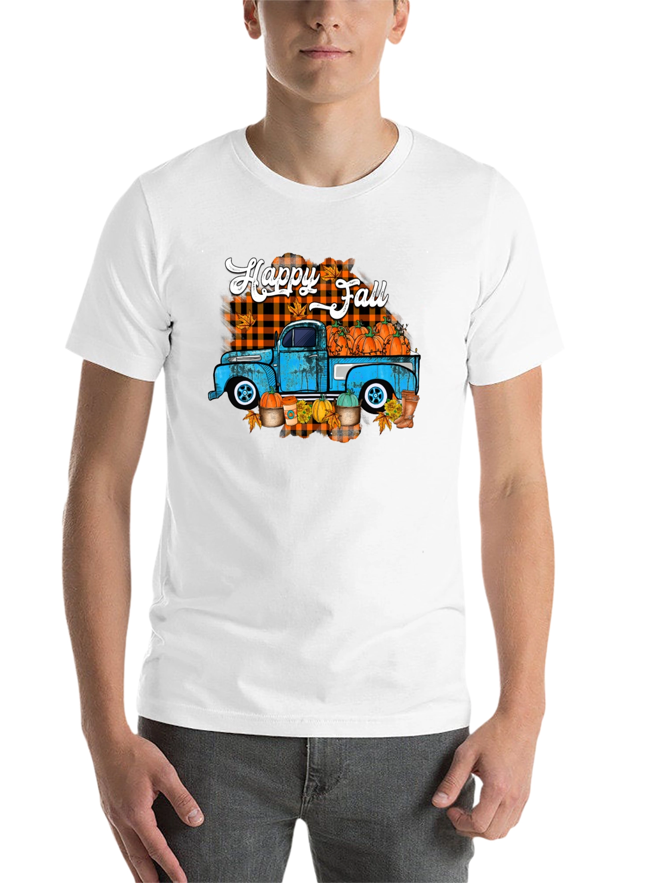 Happy Fall Truck Tee - Autumn Vibes - 14