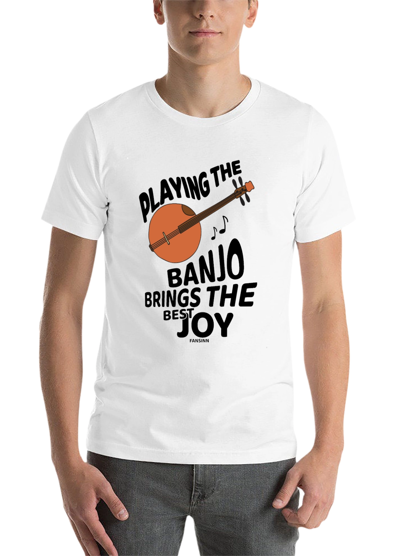 Black Banjo Joy Graphic Tee view 14