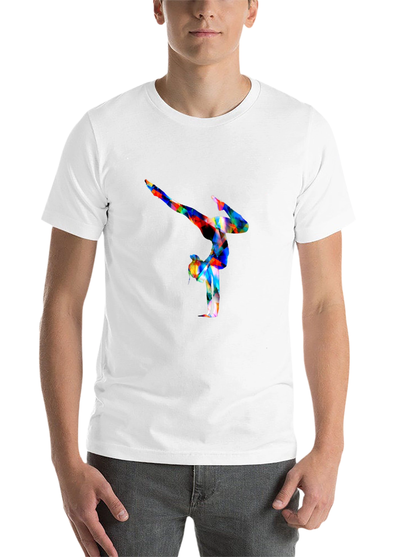 Black Gymnast Graphic Tee - Black Cotton view 14