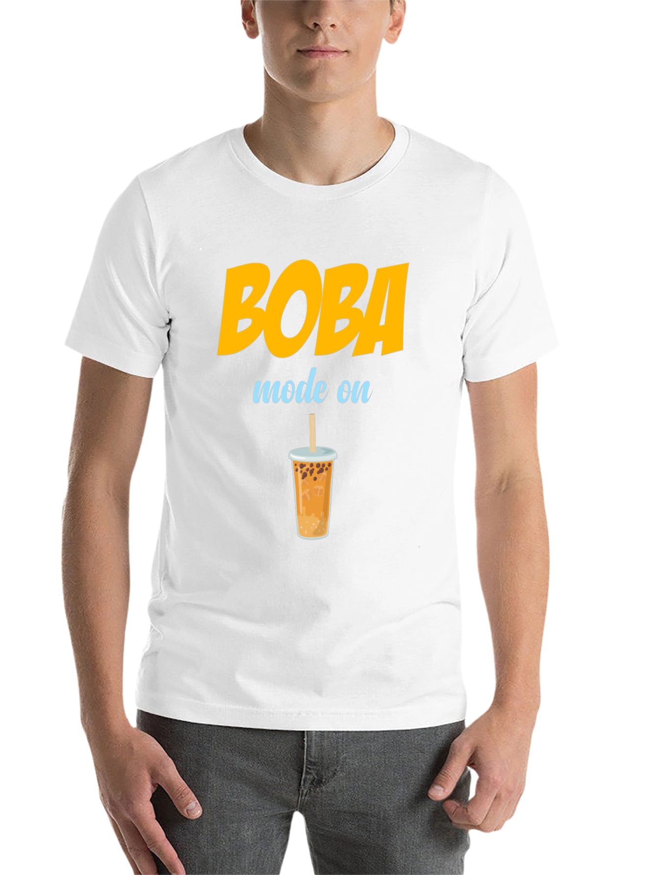 Black Boba Mode On T-Shirt view 14