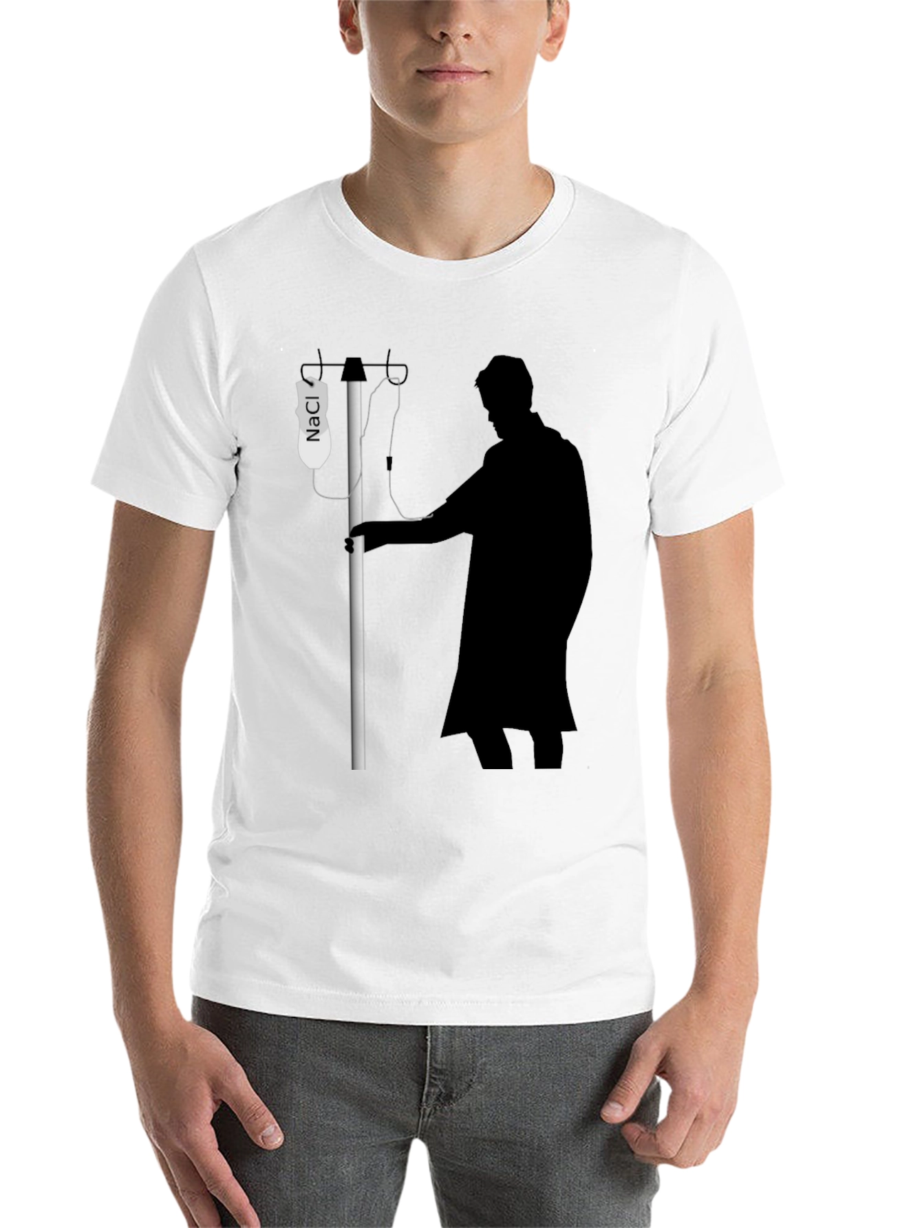 Black Medical Humor T-Shirt - 'House' Inspired Design view 14