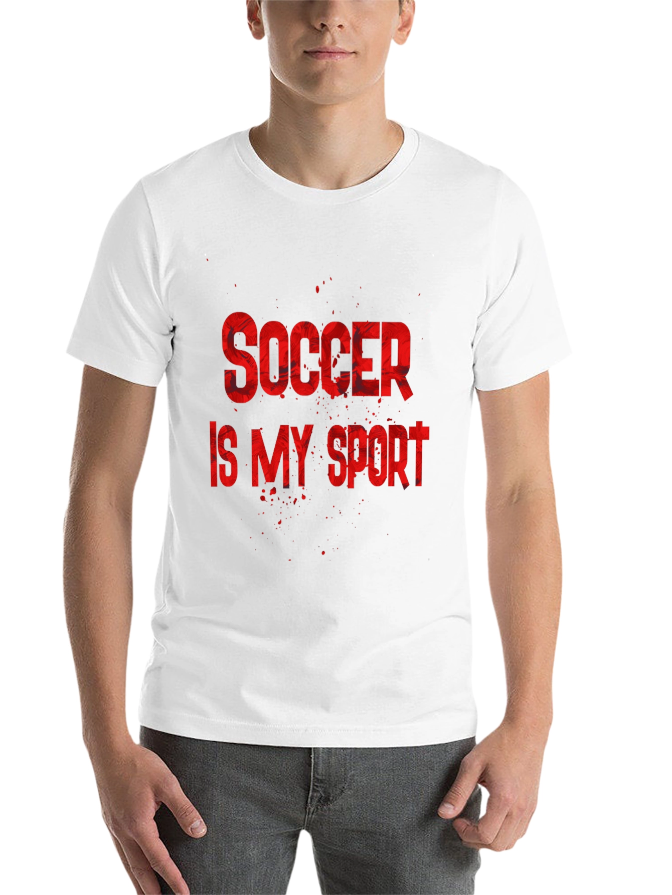 Black Soccer Is My Sport T-Shirt view 14