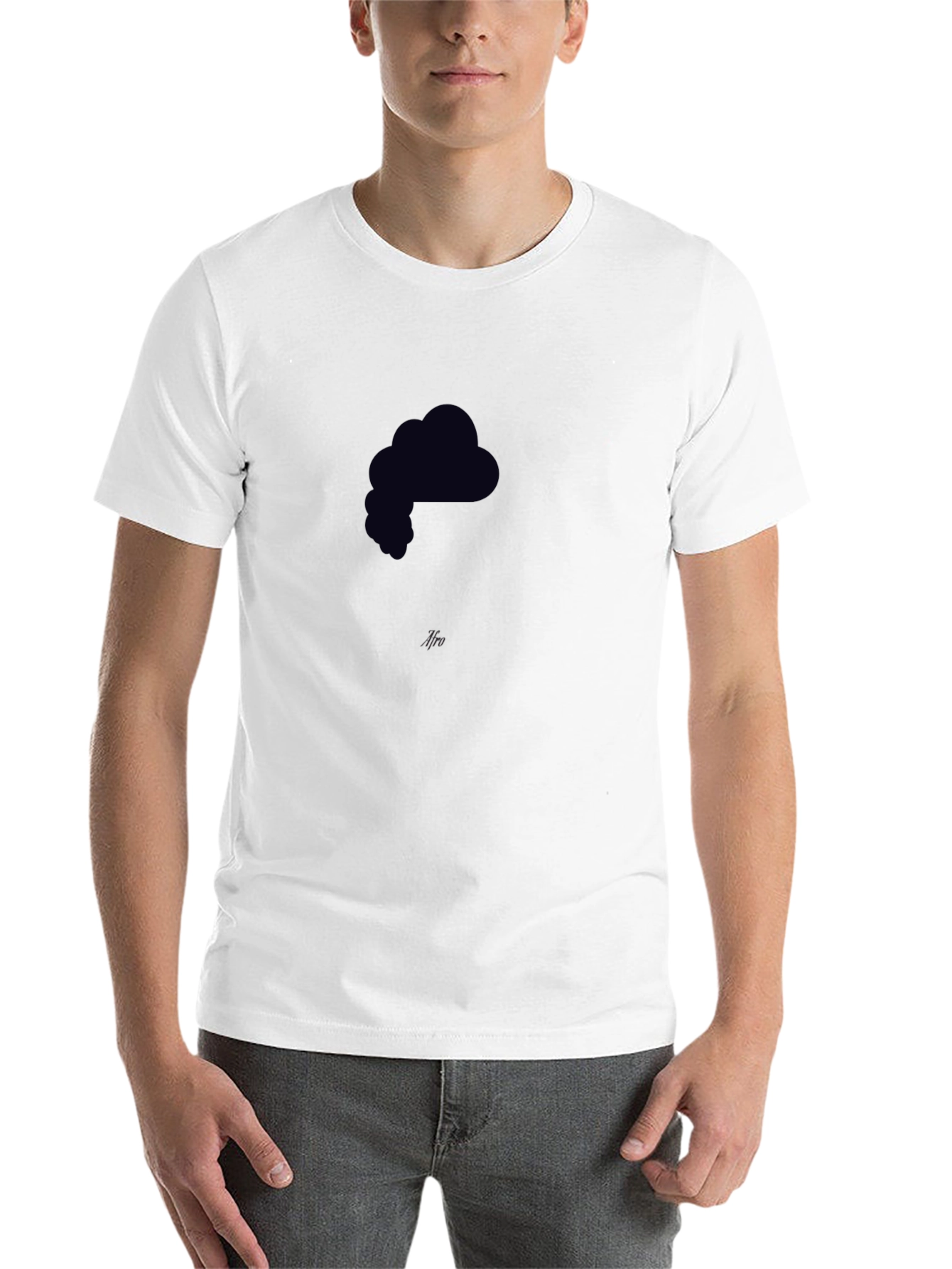 Black Black Graphic Tee - Minimalist Design view 14