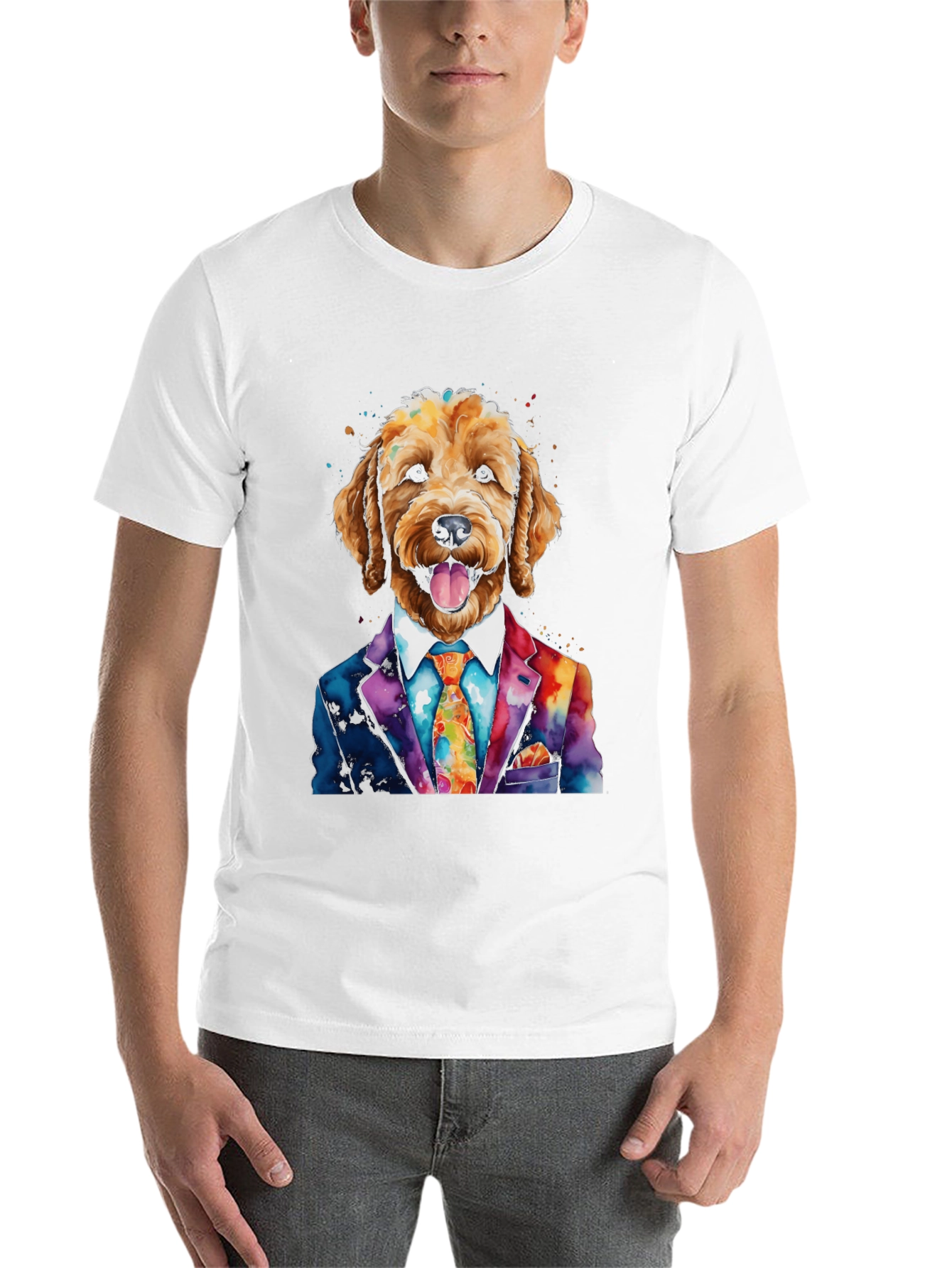 Dapper Doodle Dog T-Shirt - 14
