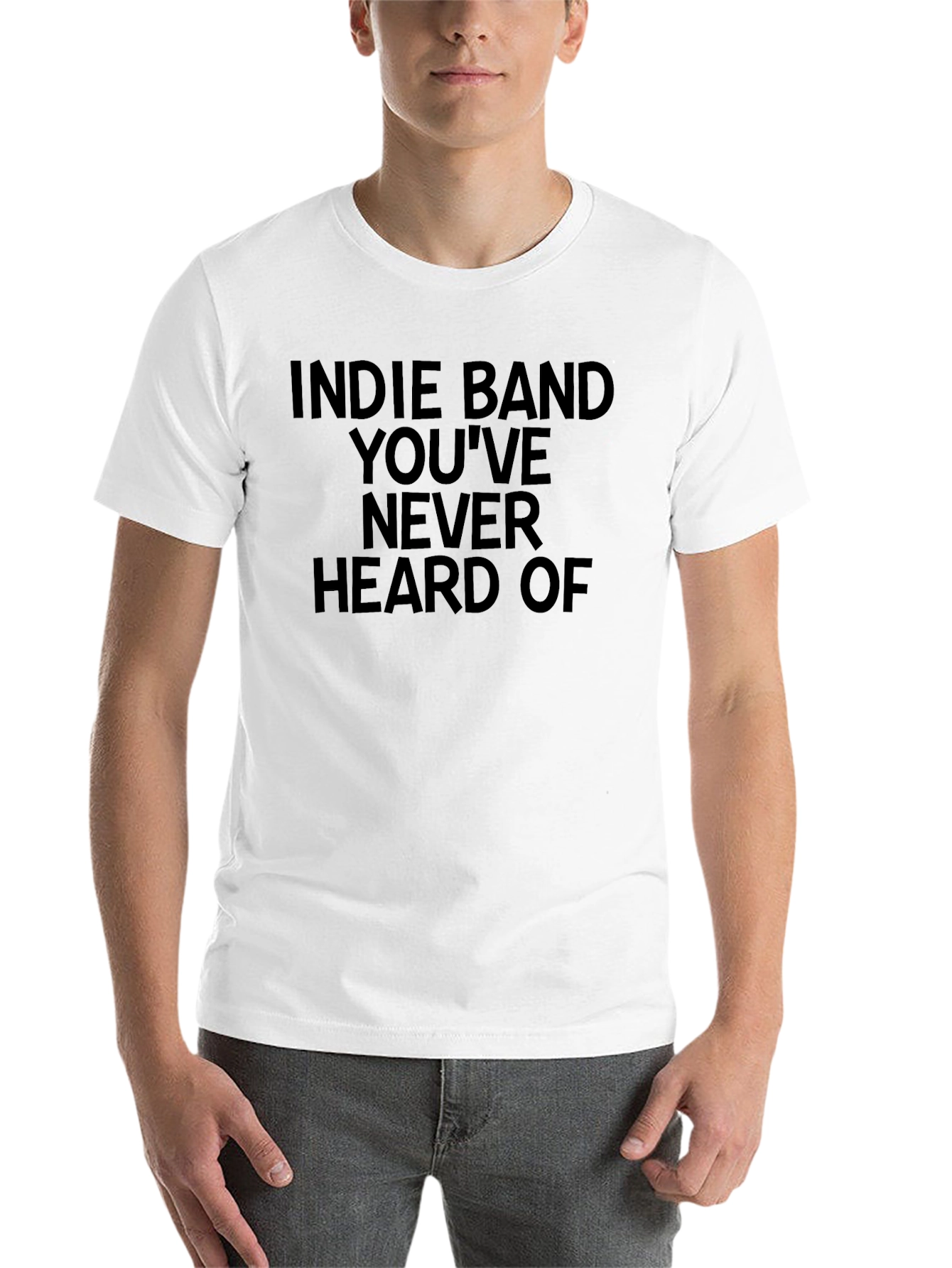 Black Indie Band T-Shirt - You've Never Heard Of view 14