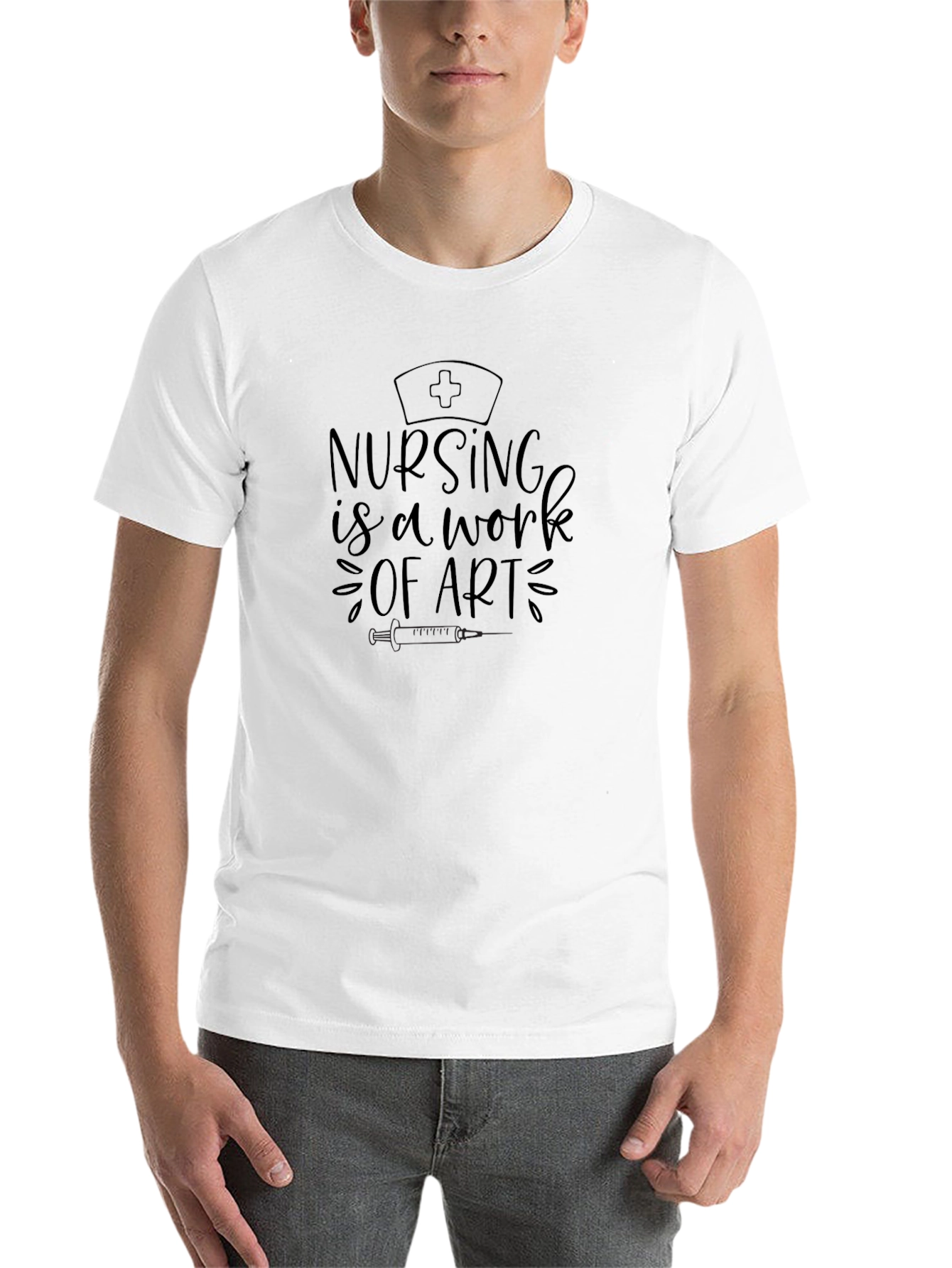 Black Nursing is a Work of Art T-Shirt view 14