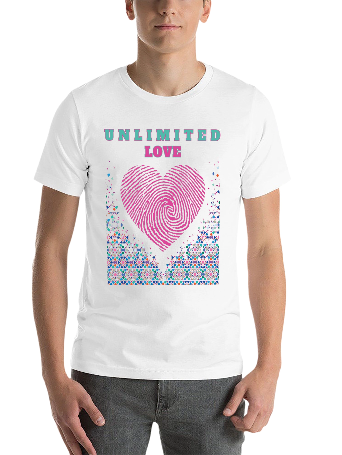 Black Unlimited Love Black T-Shirt view 14