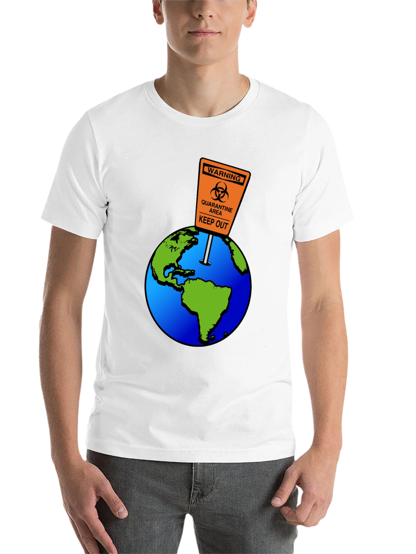 Quarantine Earth Graphic T-Shirt - 14