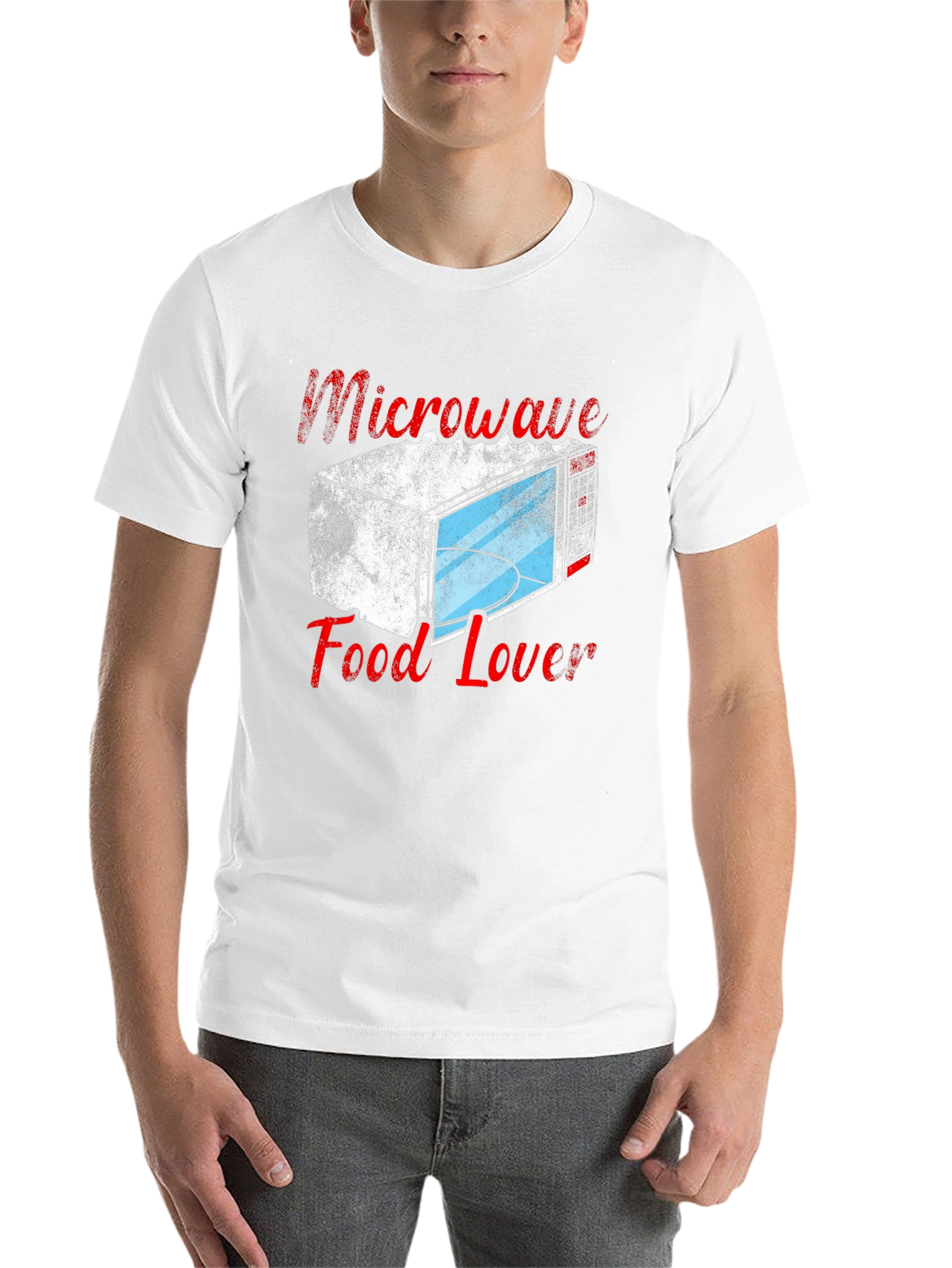 Black Microwave Food Lover T-Shirt - Funny Cook Tee view 14