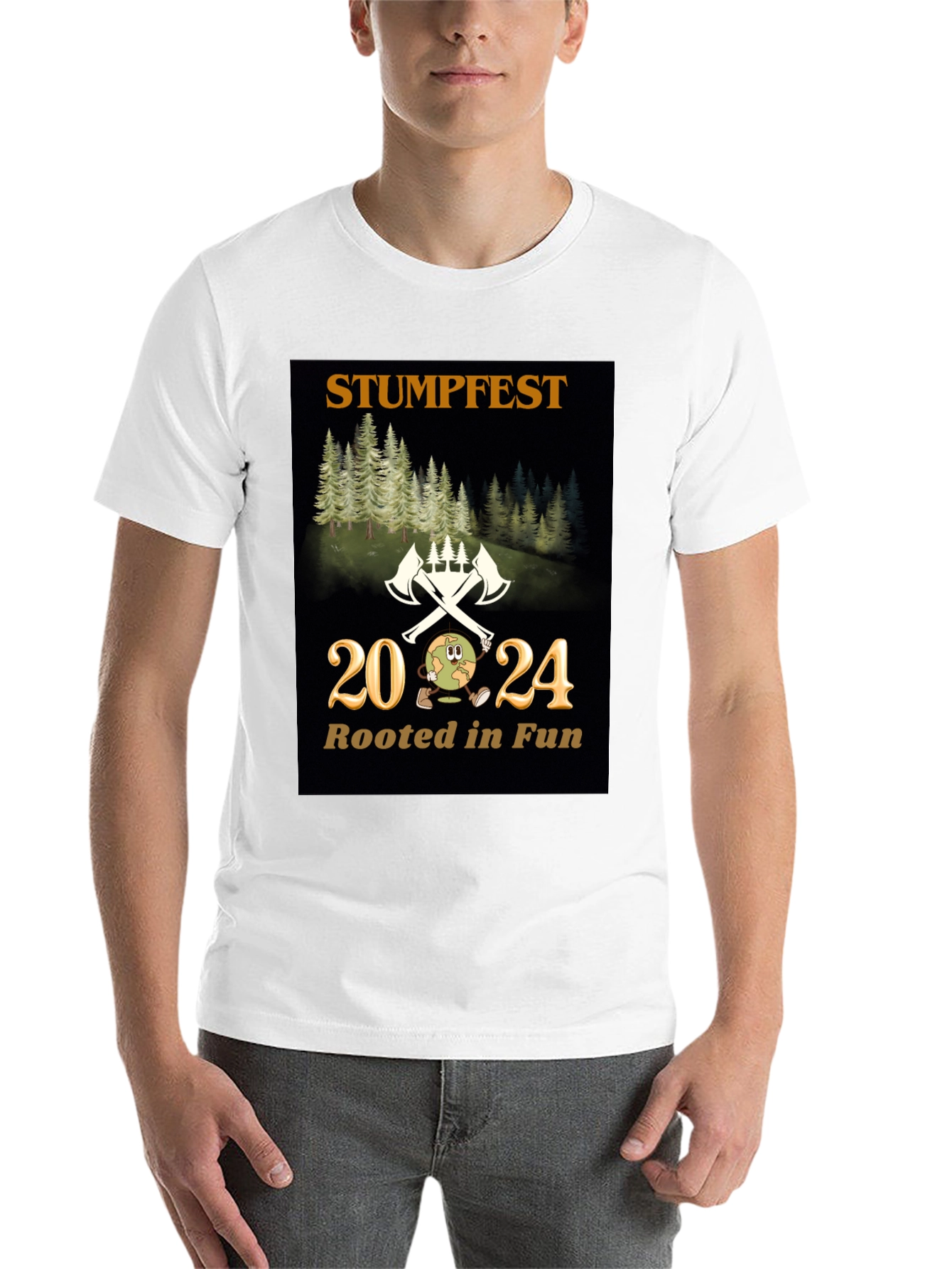 Black Stumpfest 2024 T-Shirt - Rooted in Fun! view 14