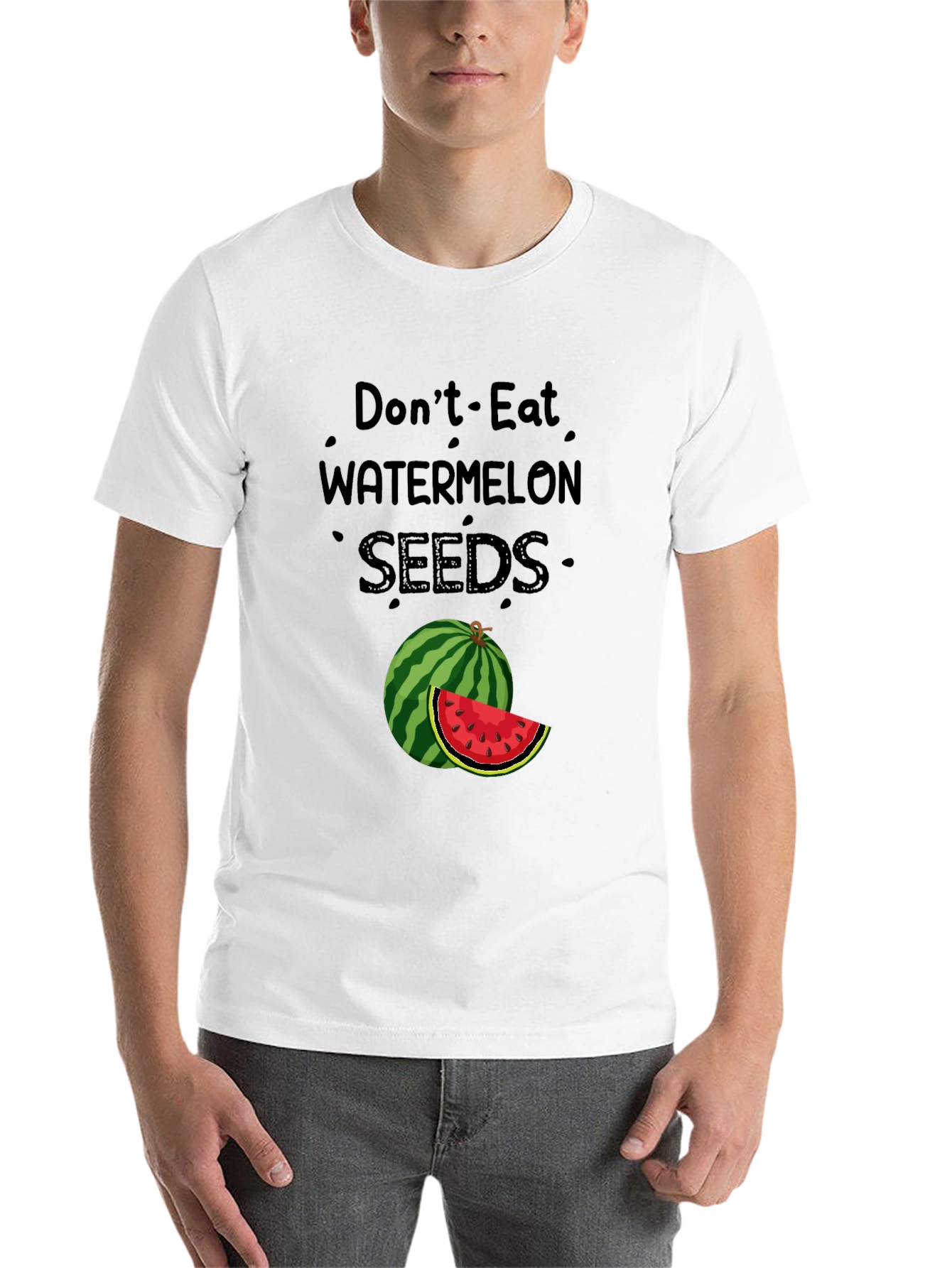 Black Don't Eat Watermelon Seeds T-Shirt view 14