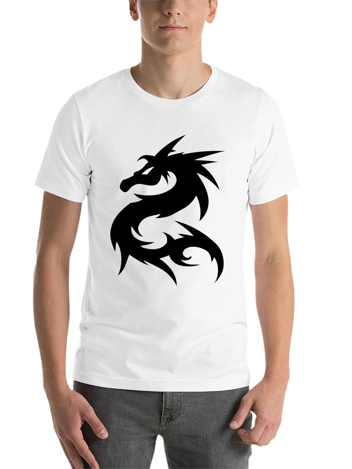 Black Black Dragon Graphic Tee - Men's Short Sleeve Shirt view 14
