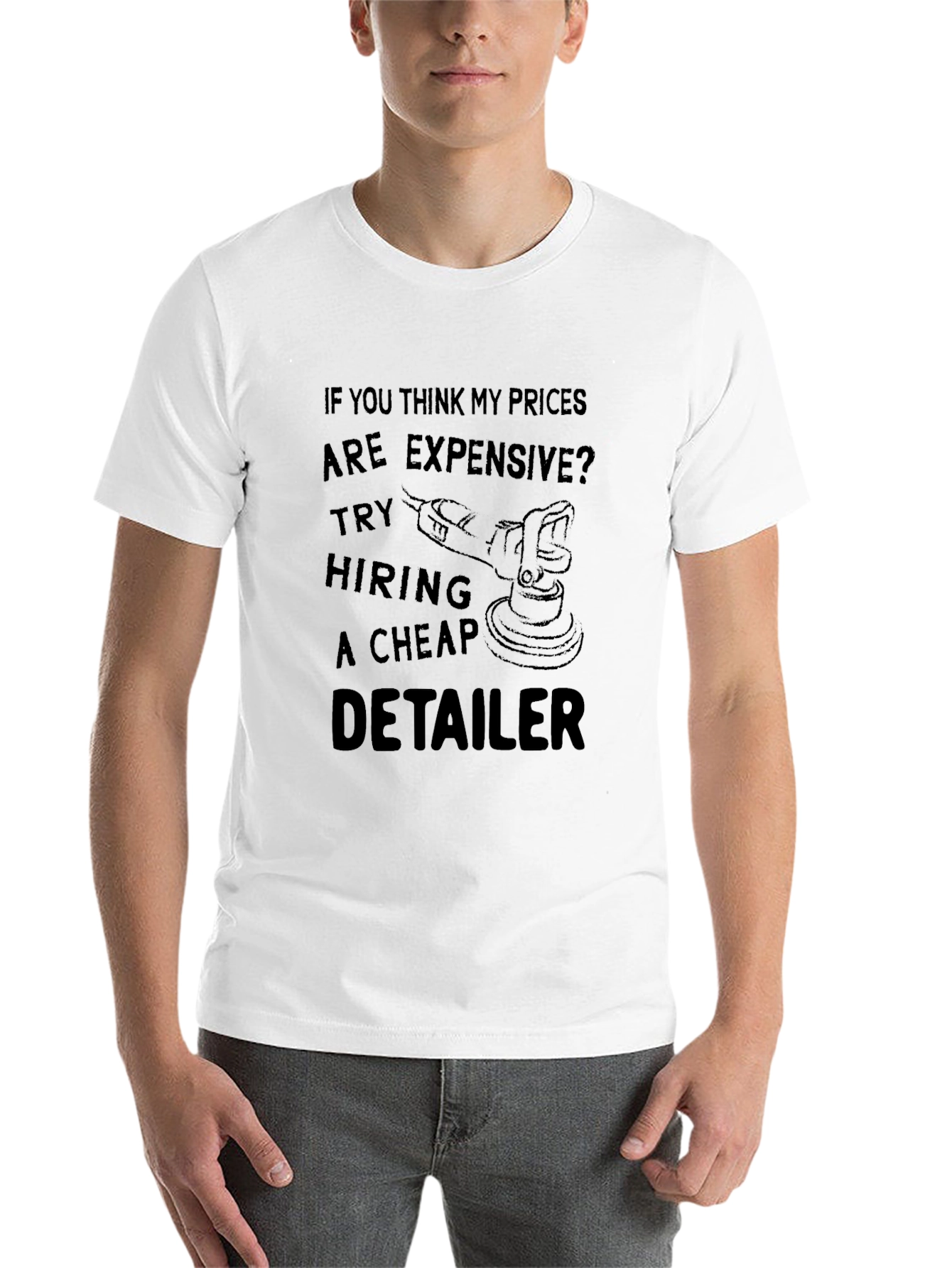 Black Detailer T-Shirt: Expensive Prices, Cheap Detailer view 14