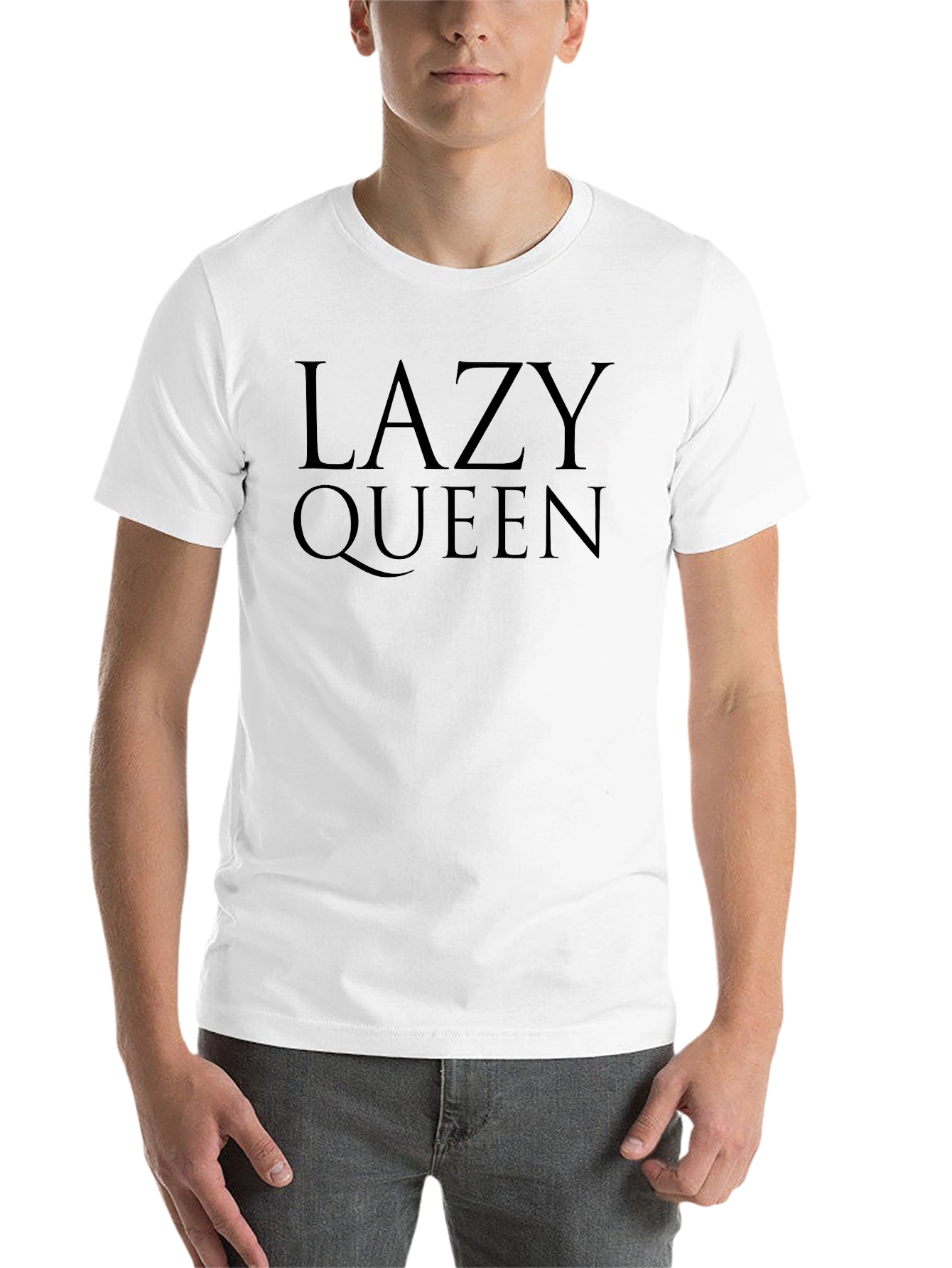 Lazy Queen Black Graphic T-Shirt - 14