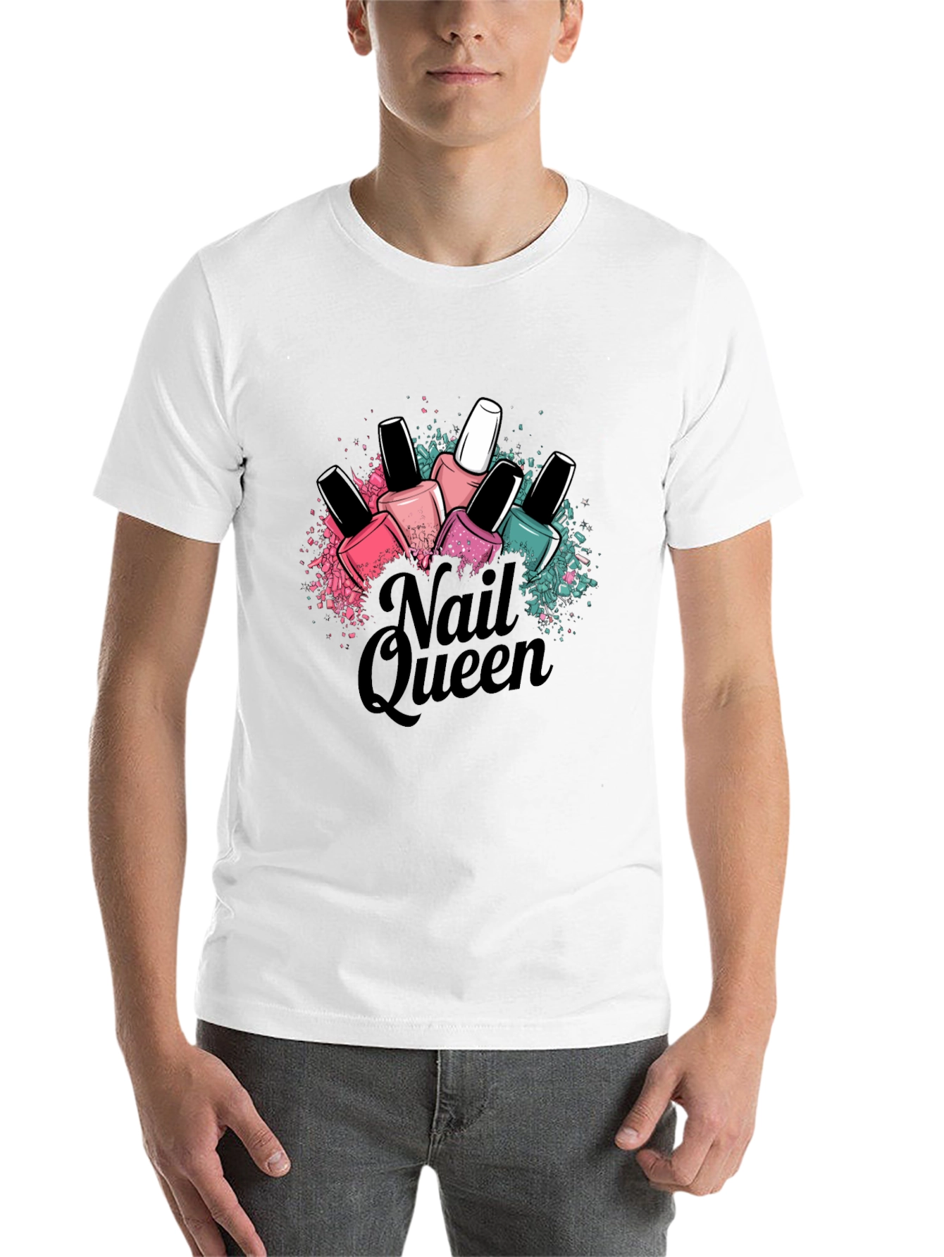 Nail Queen T-Shirt - Manicure Lover Fashion Tee - 14