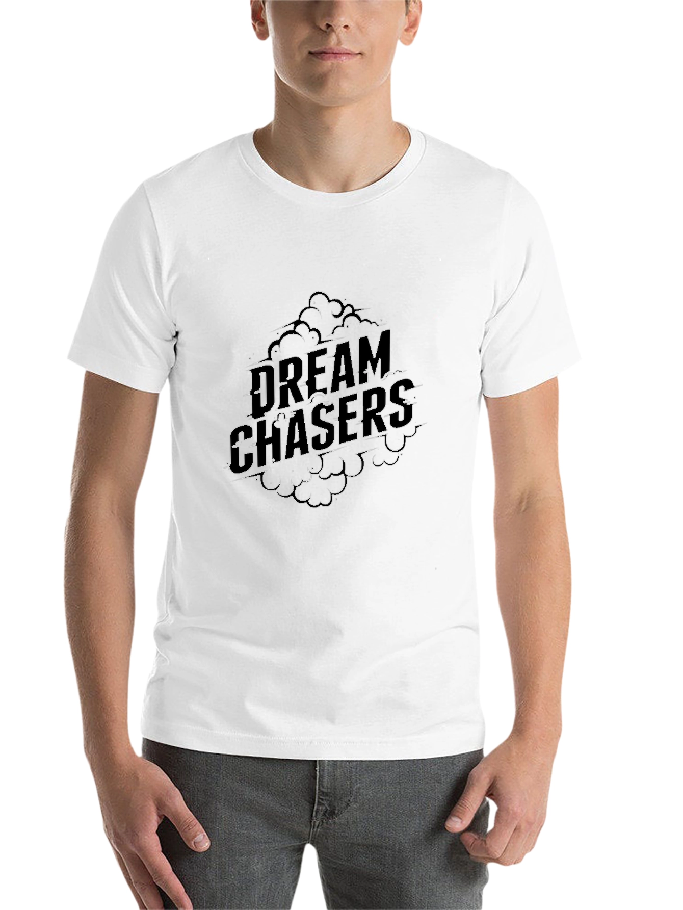 Black Dream Chasers Black Graphic Tee view 14