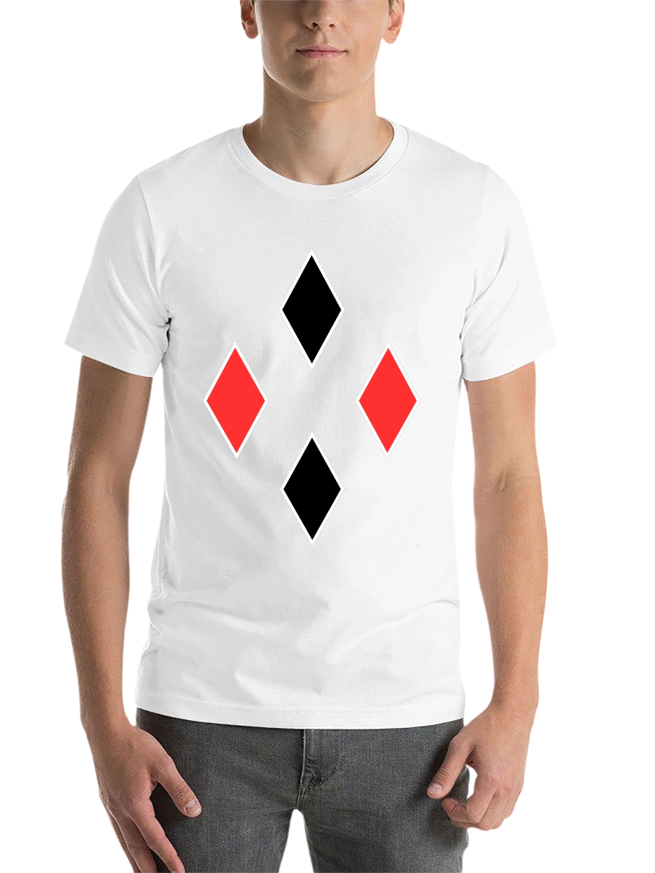 Black Diamonds Graphic Tee - Black T-Shirt view 14