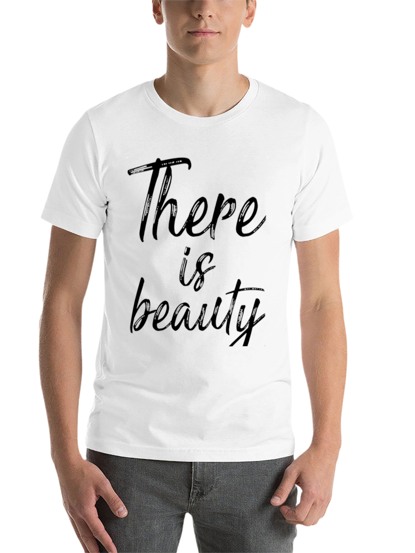 Black There is Beauty Graphic T-Shirt view 14
