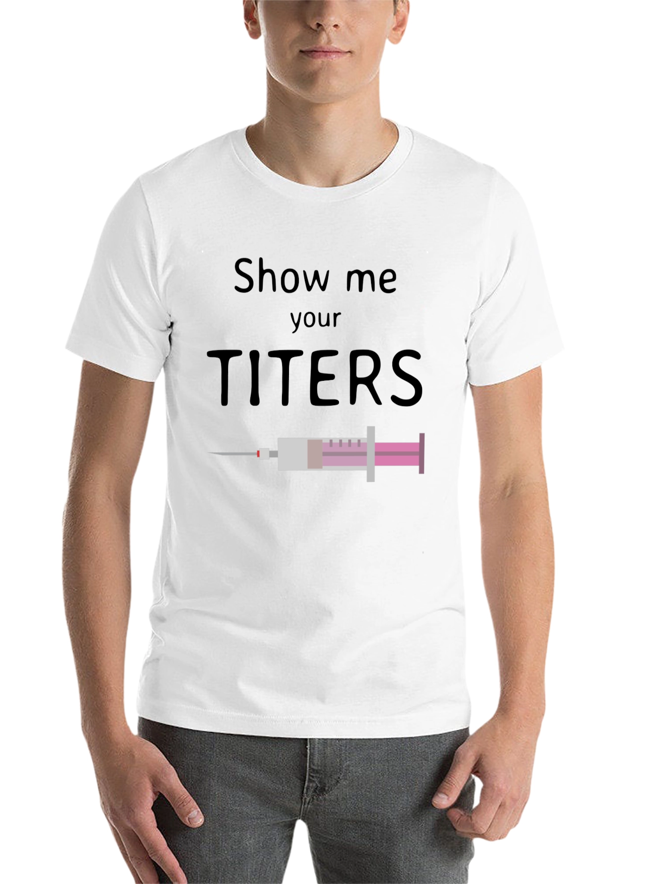 Black Show Me Your Titers Graphic Tee view 14