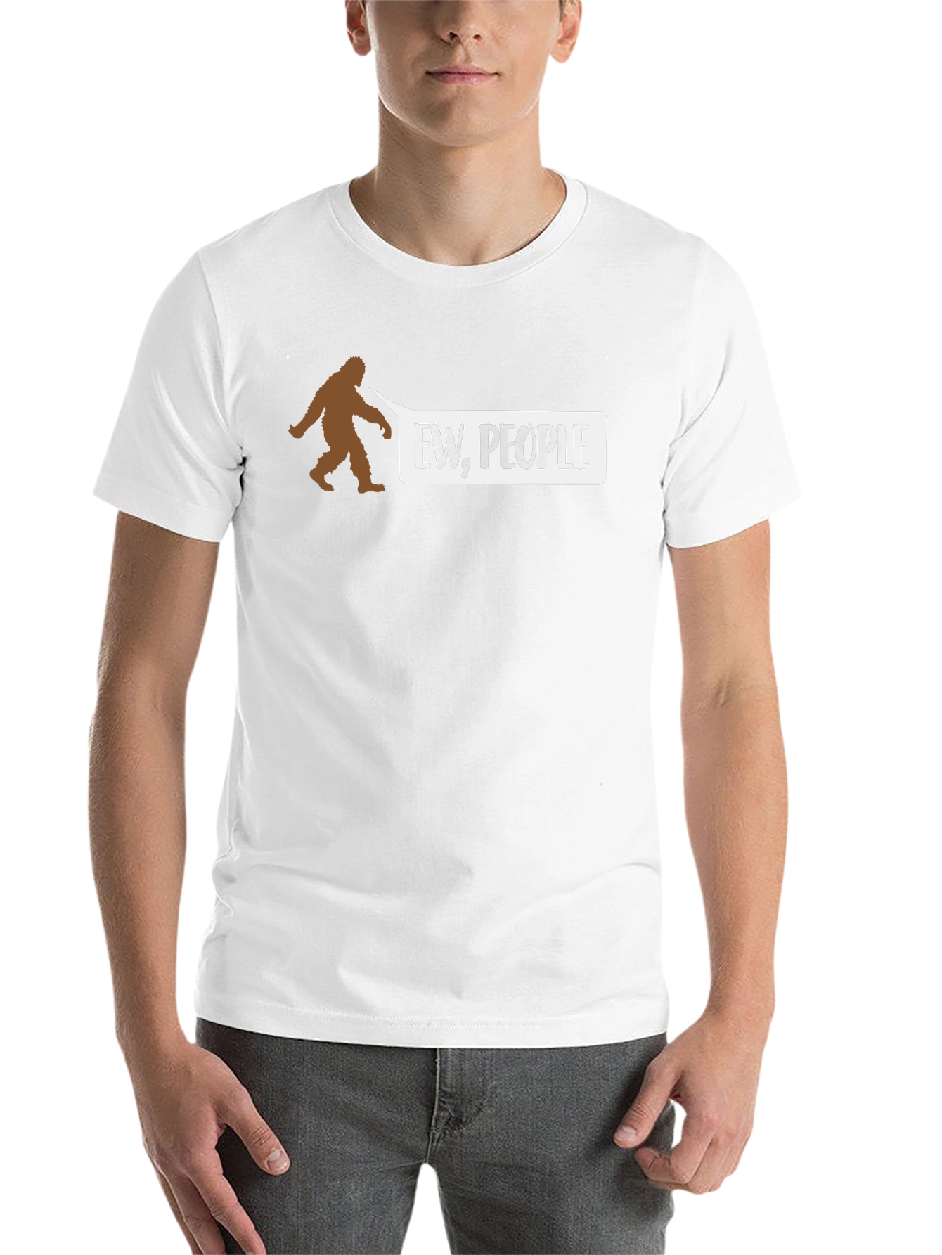 Black Ew, People Bigfoot Graphic Tee view 14