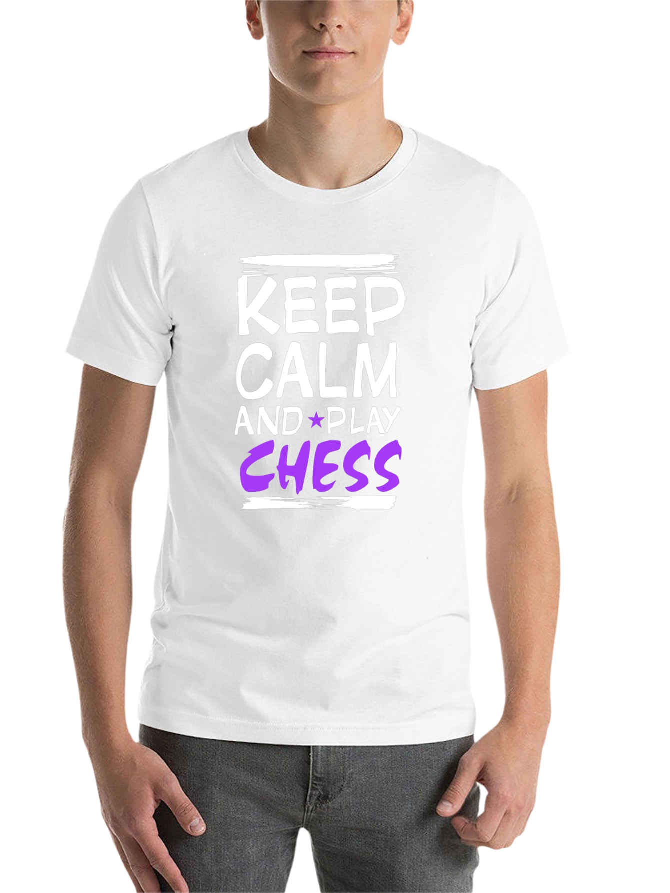 Black Keep Calm and Play Chess T-Shirt view 14