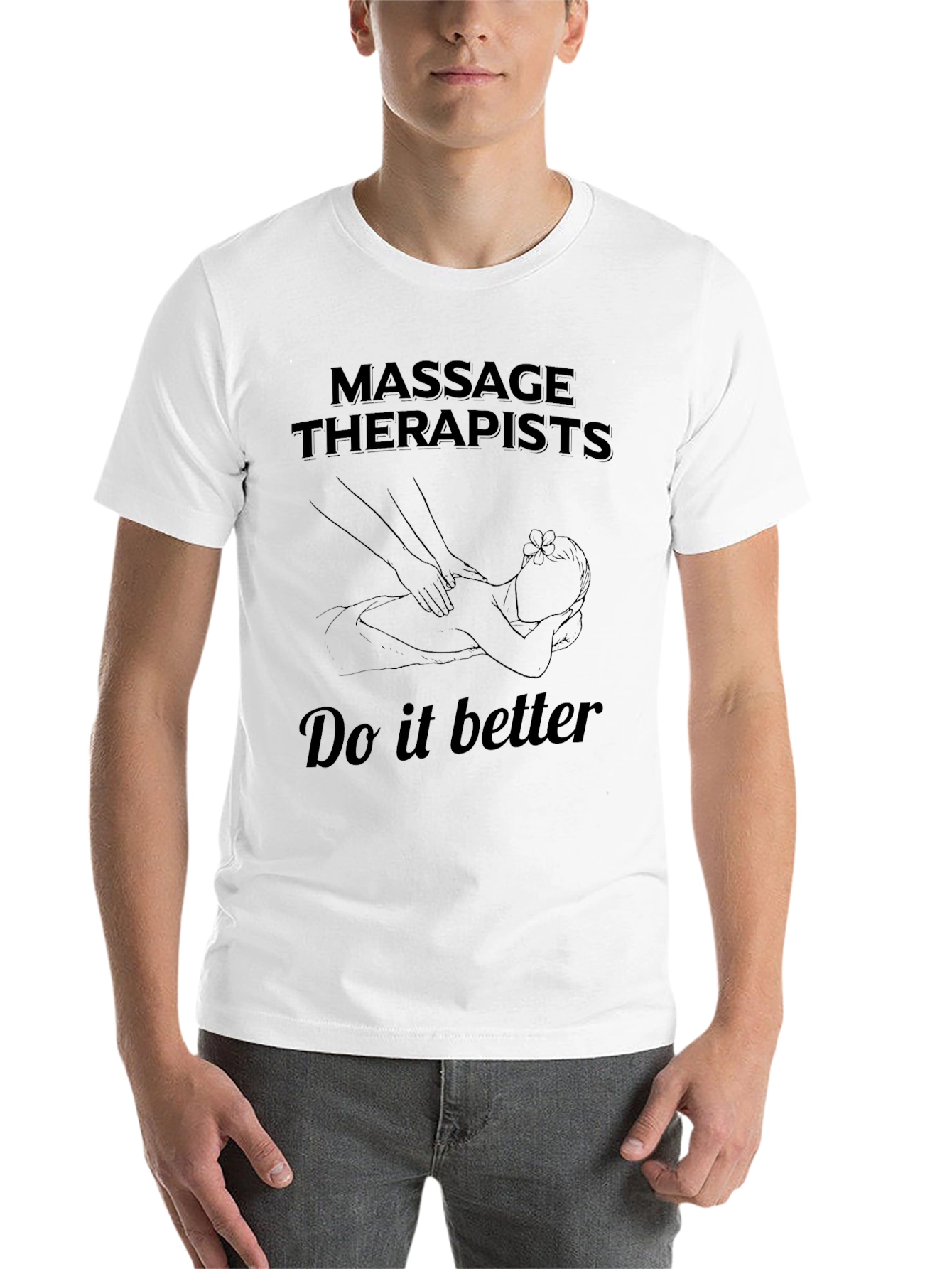 Black Massage Therapists Do It Better T-Shirt view 14