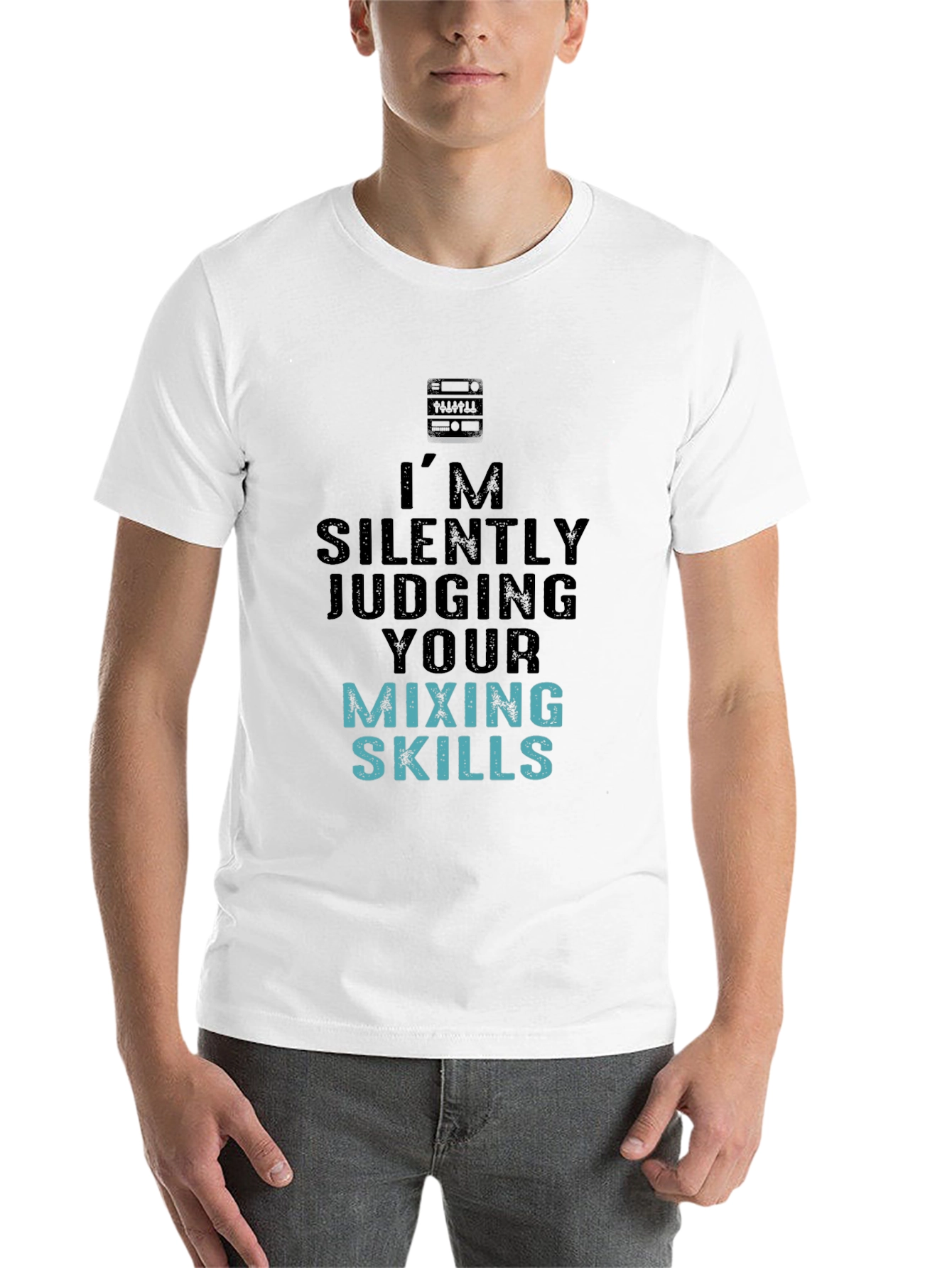 Black I'm Silently Judging Your Mixing Skills T-Shirt view 14