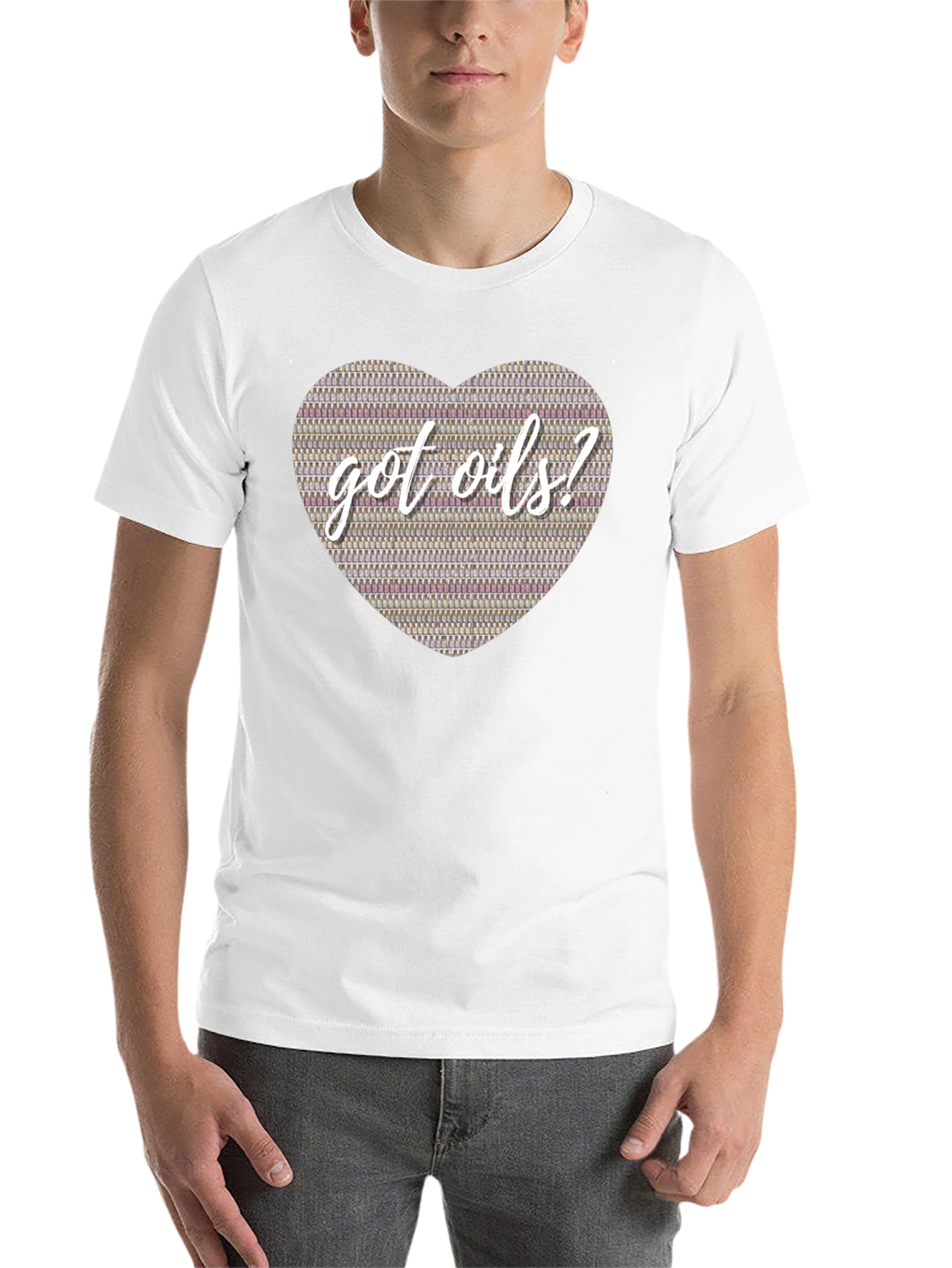 Black Got Oils? Essential Oils Heart T-Shirt view 14