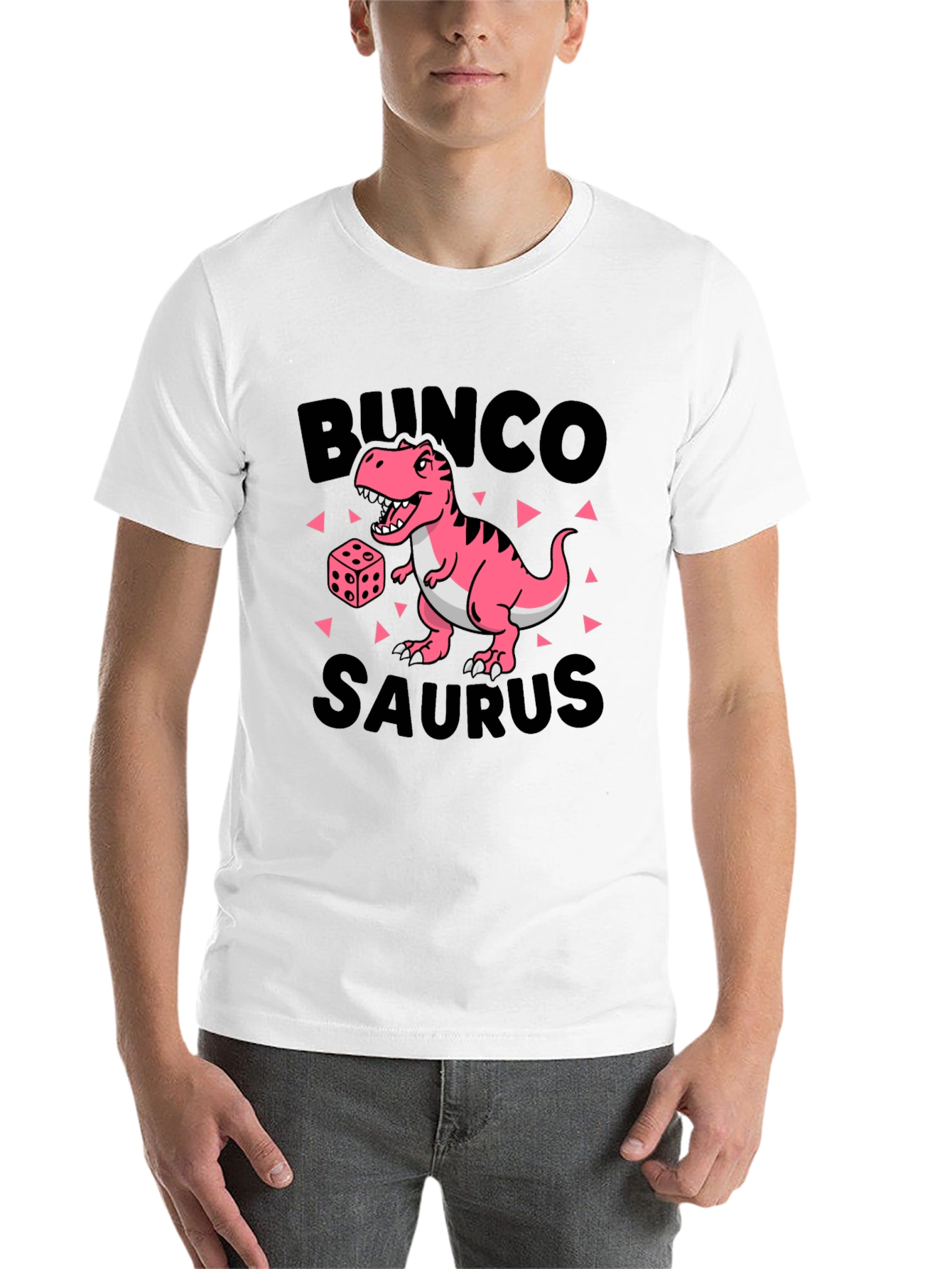 Black Bunco-Saurus Black T-Shirt view 14