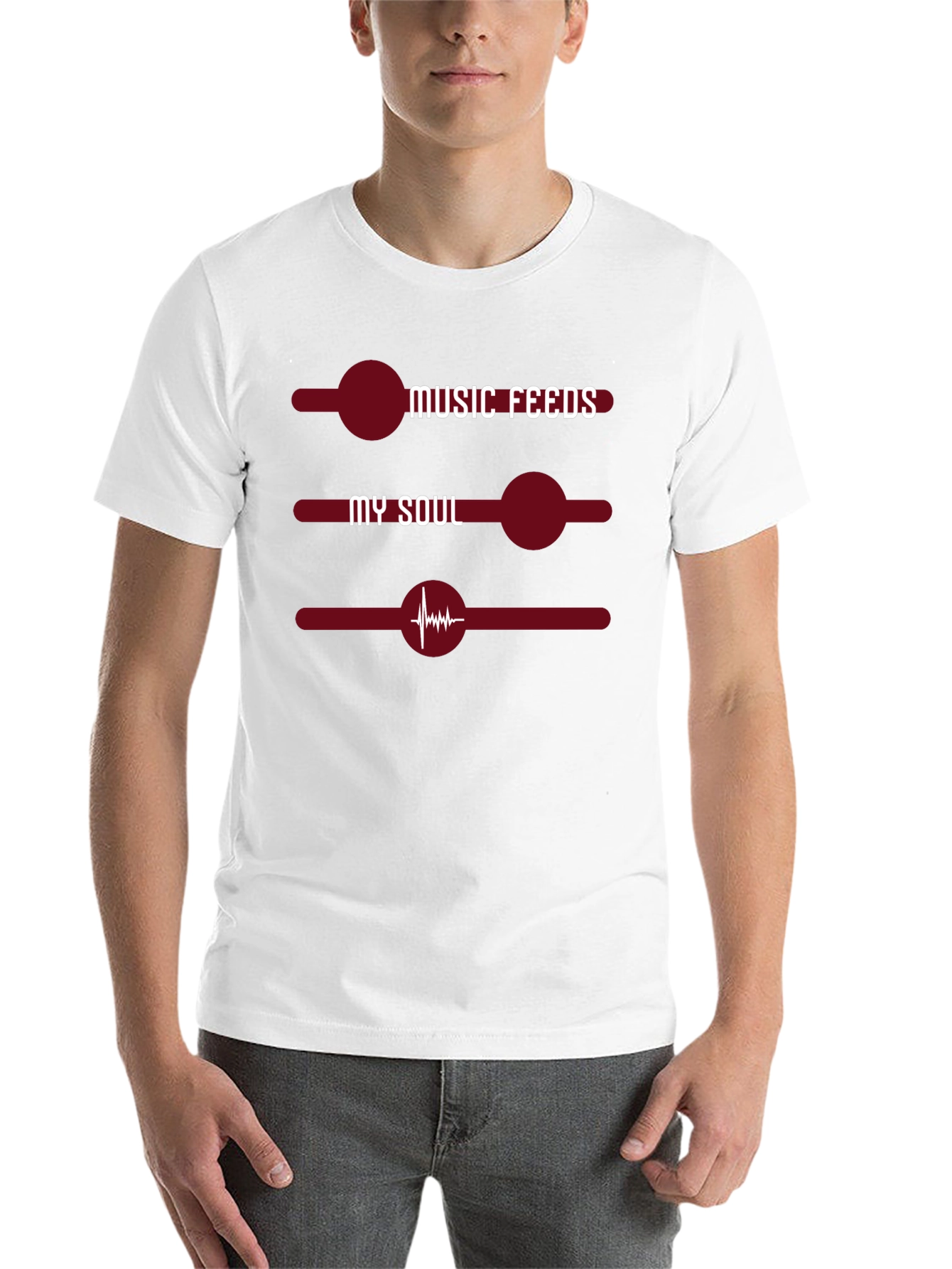 Black Music Feeds My Soul Graphic T-Shirt view 14