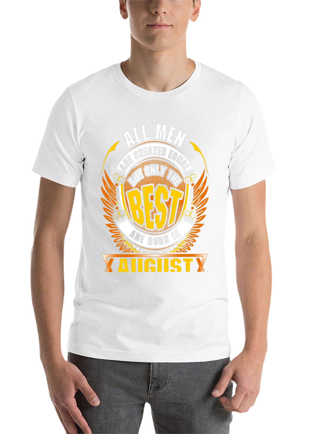 August Born Men's Graphic T-Shirt - 14